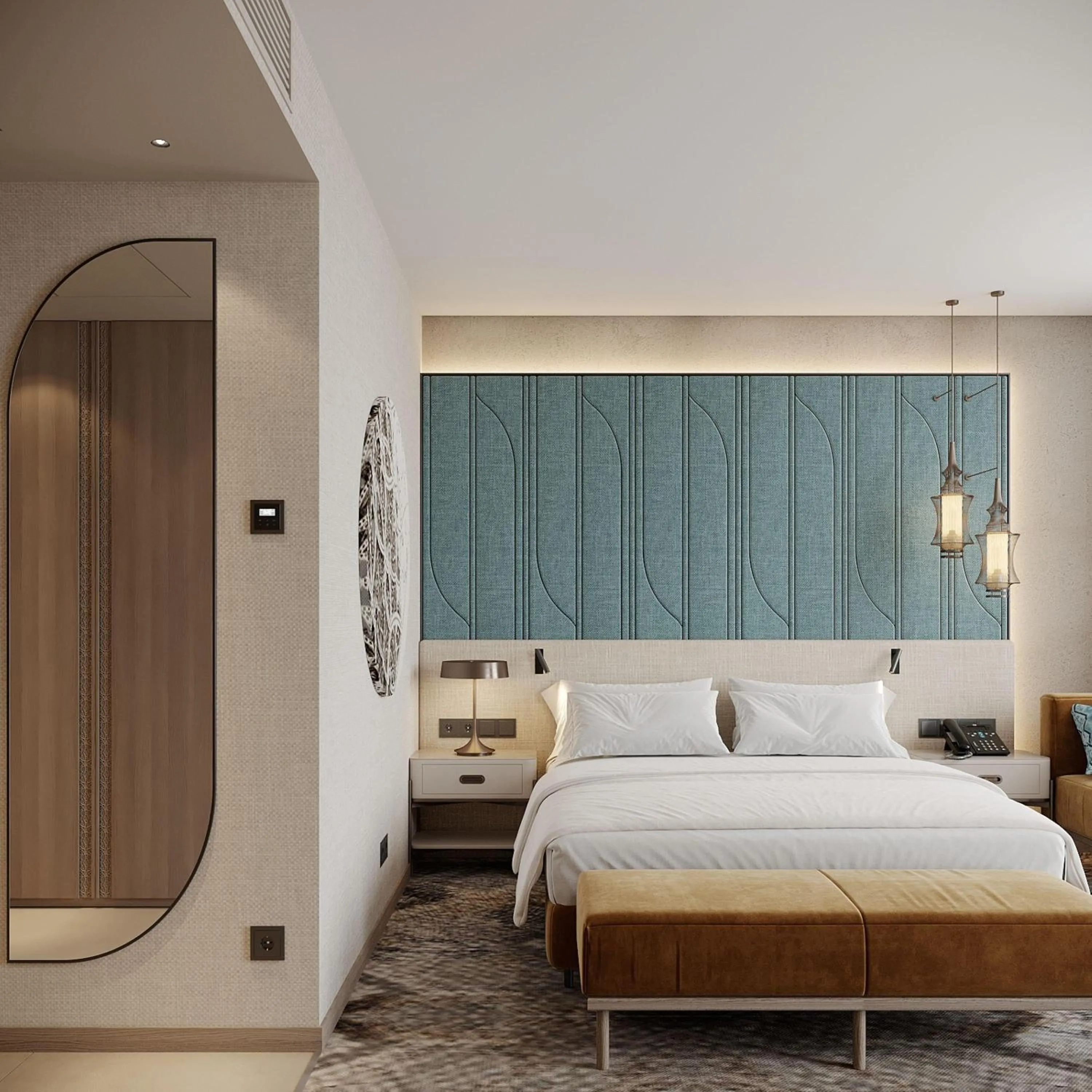 Bed in Doubletree By Hilton Tashkent