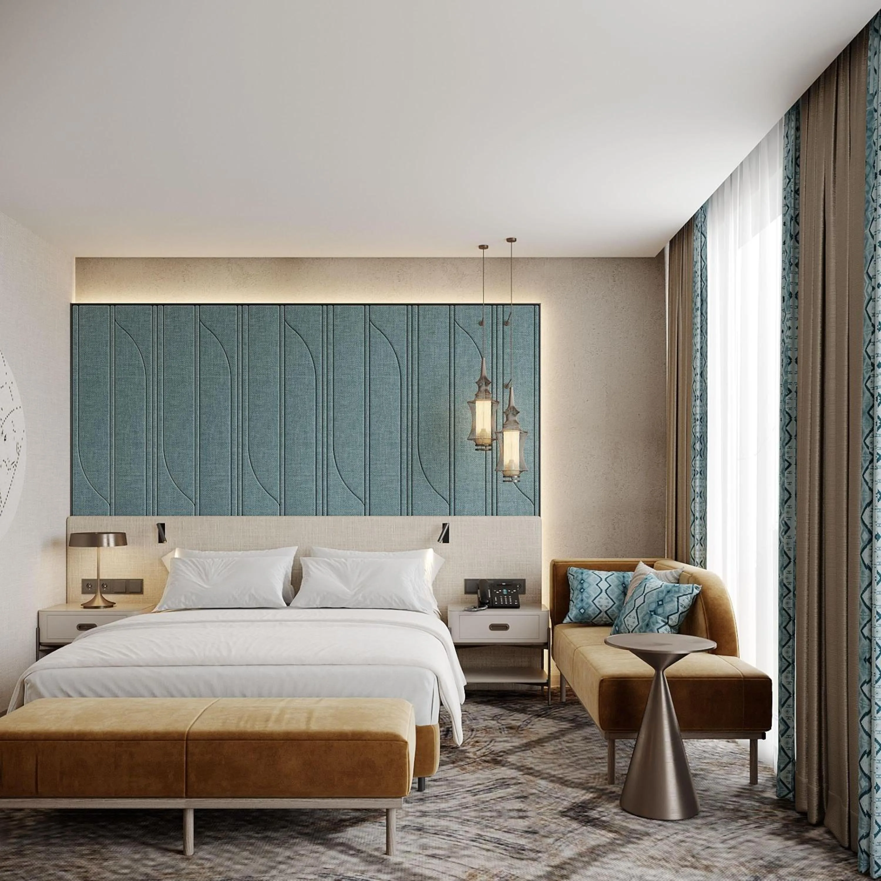 Bed in Doubletree By Hilton Tashkent