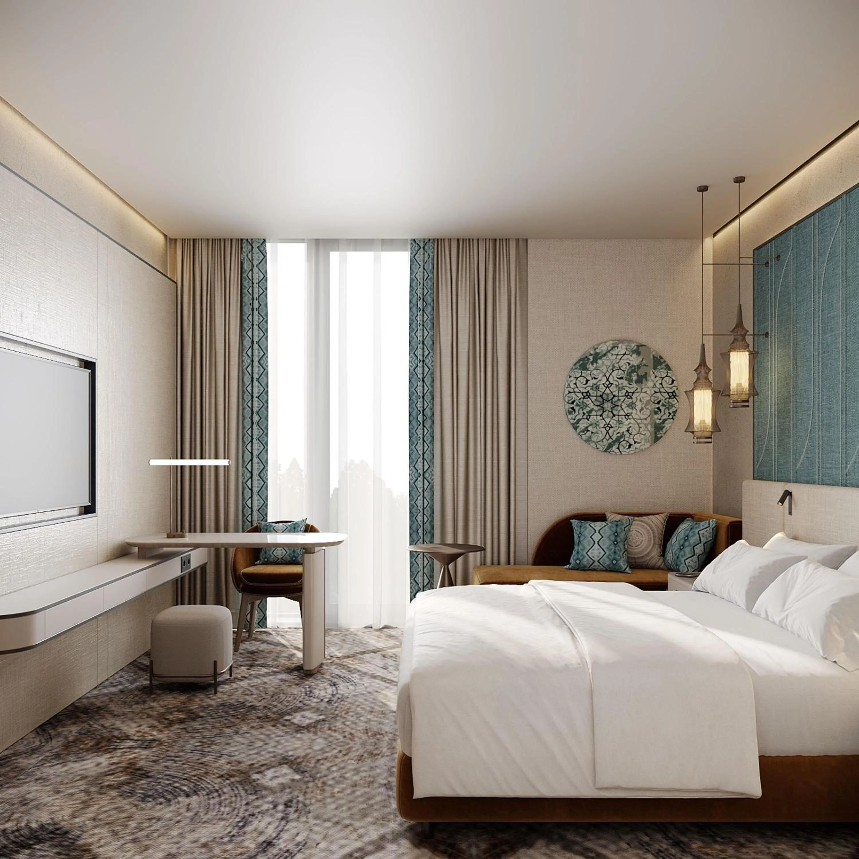 Bed in Doubletree By Hilton Tashkent