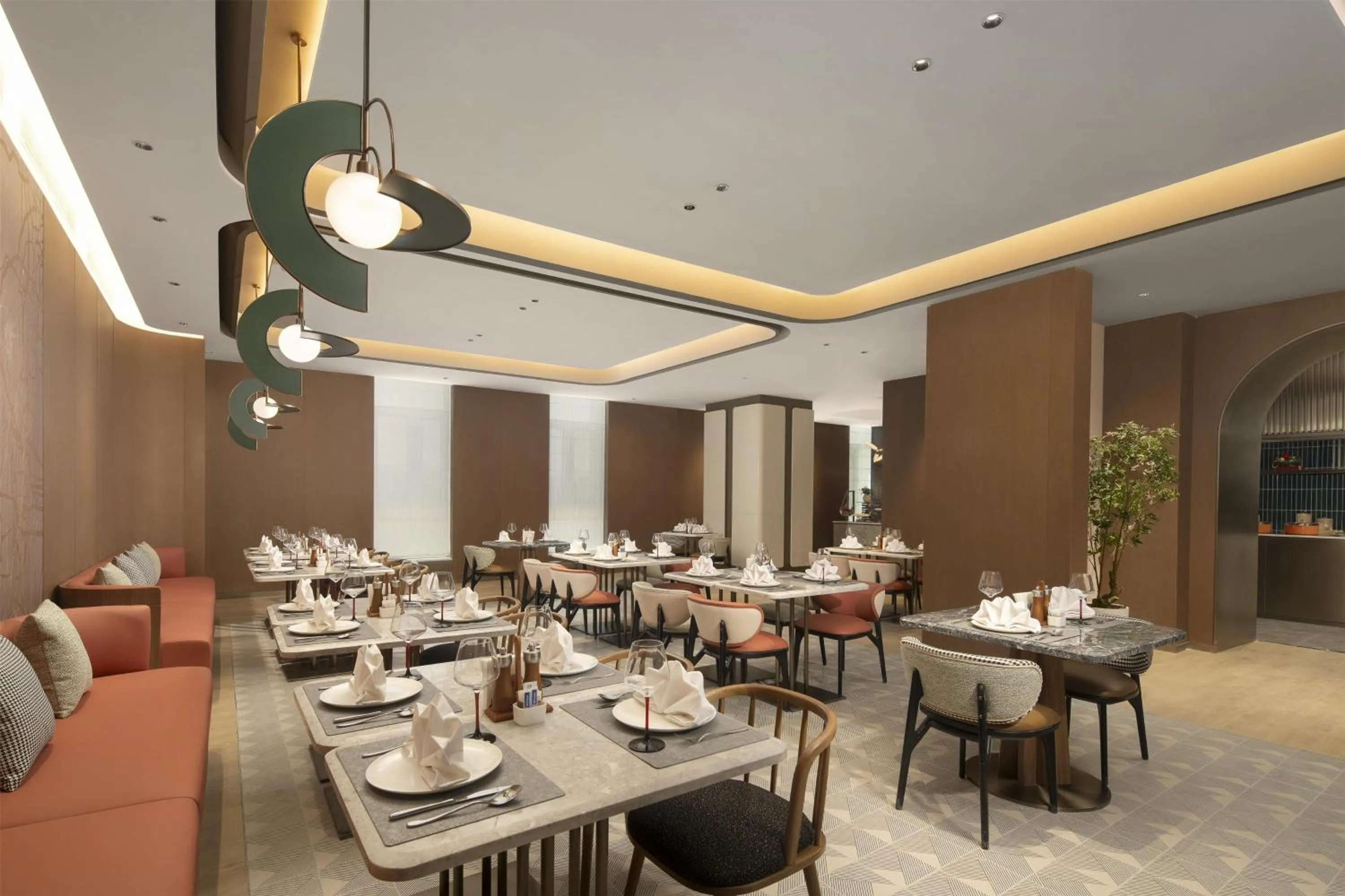 Restaurant/places to eat in Hilton Garden Inn Zhongwei Shapotou