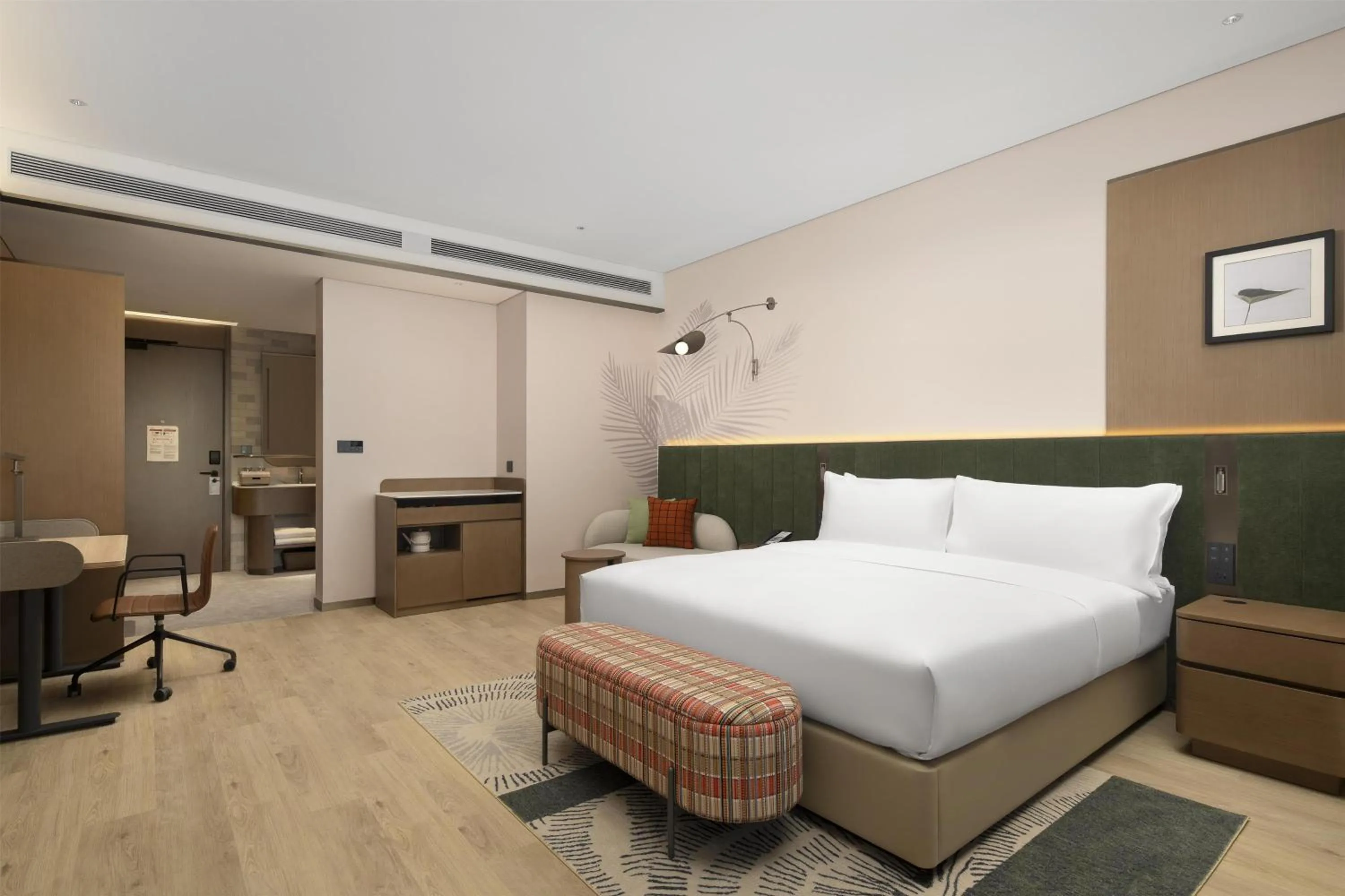 Bed in Hilton Garden Inn Zhongwei Shapotou