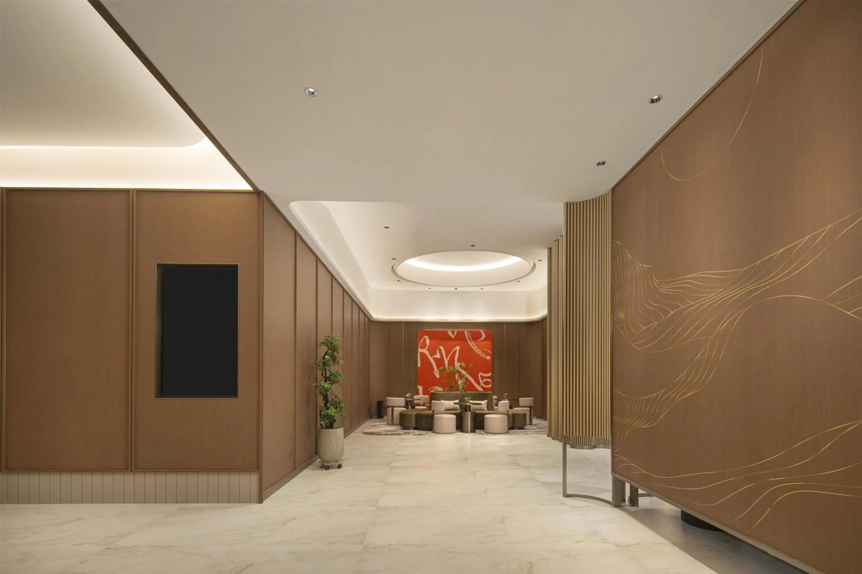 Lobby or reception in Hilton Garden Inn Zhongwei Shapotou