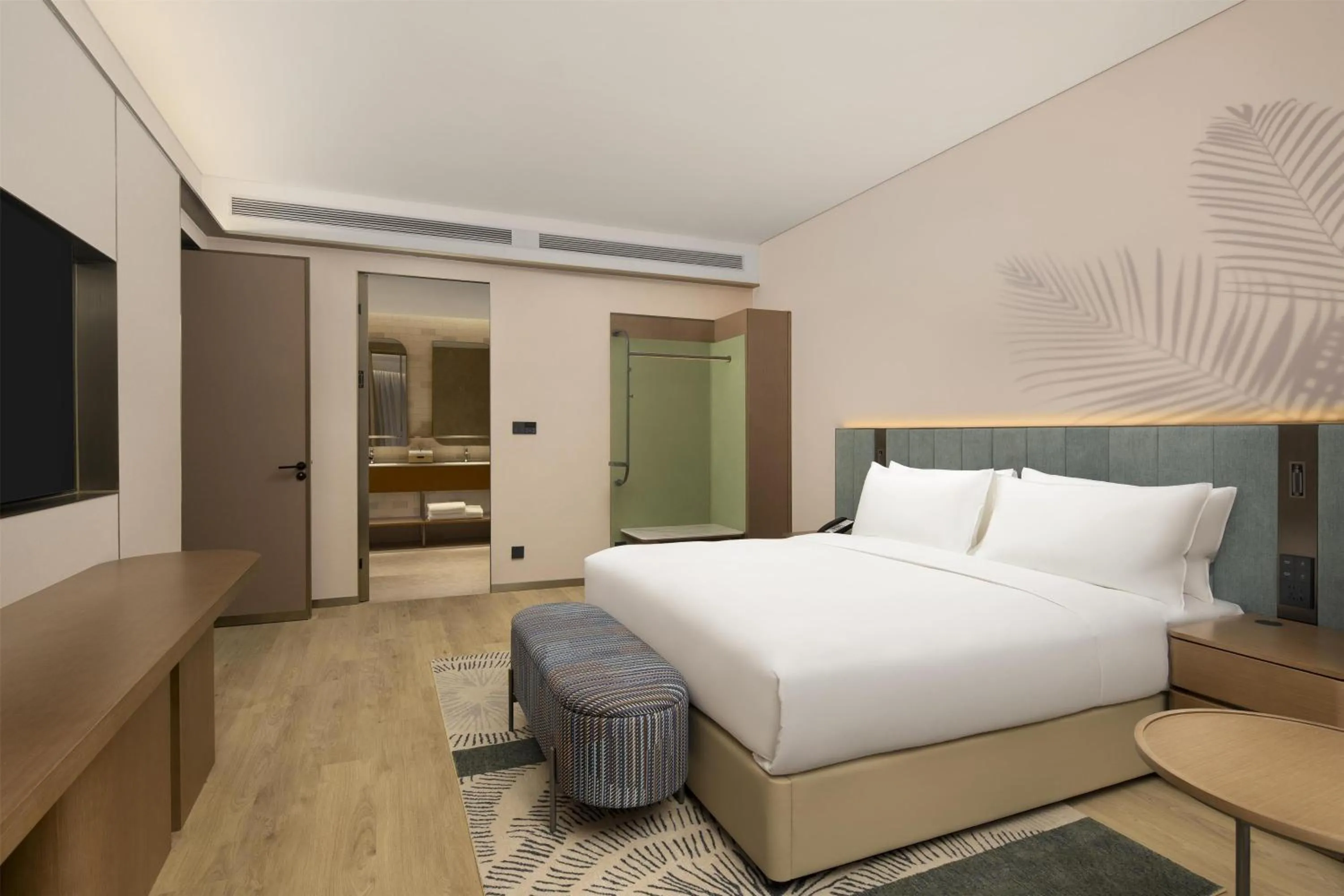 Bed in Hilton Garden Inn Zhongwei Shapotou