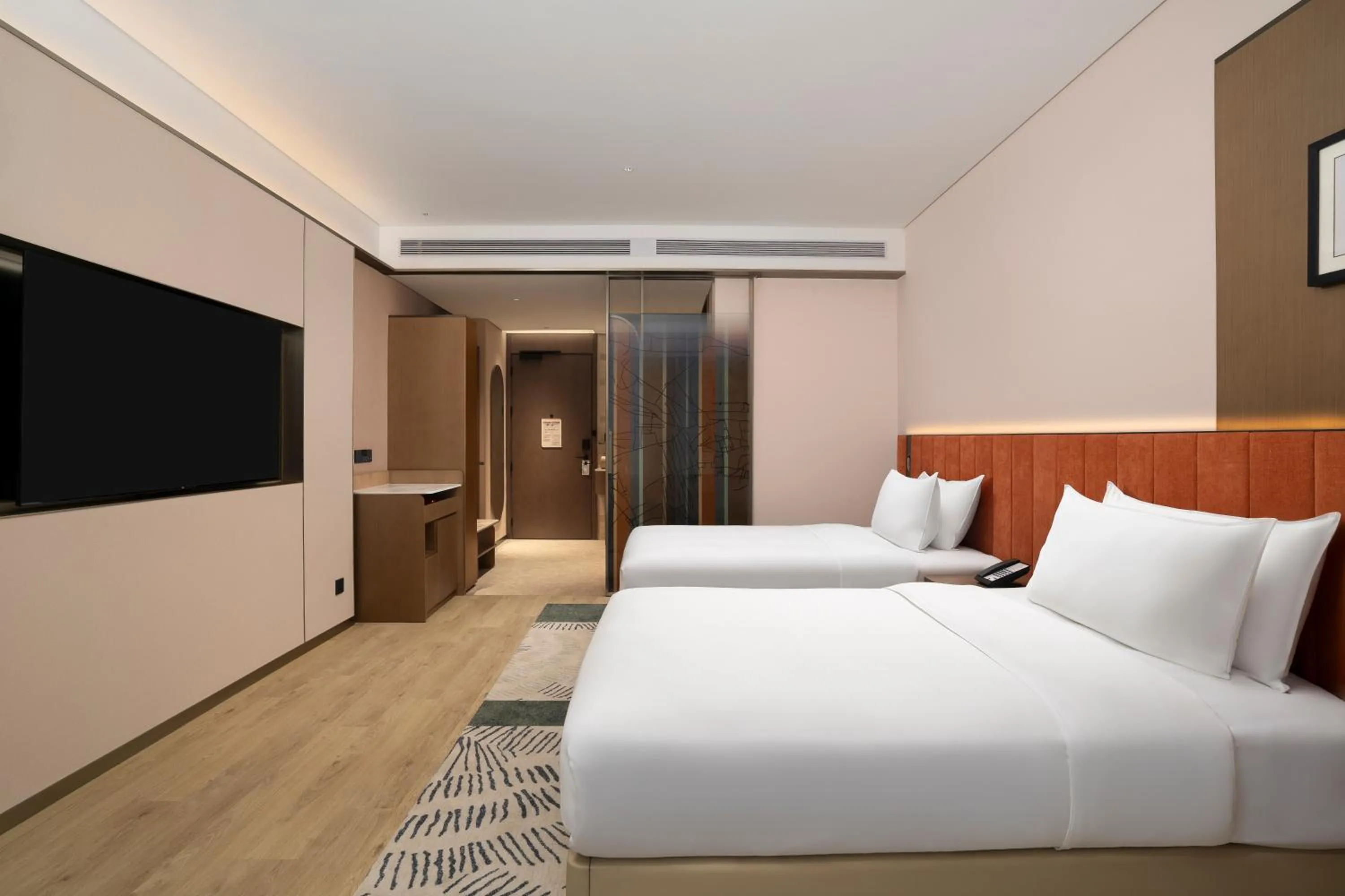 Bed in Hilton Garden Inn Zhongwei Shapotou