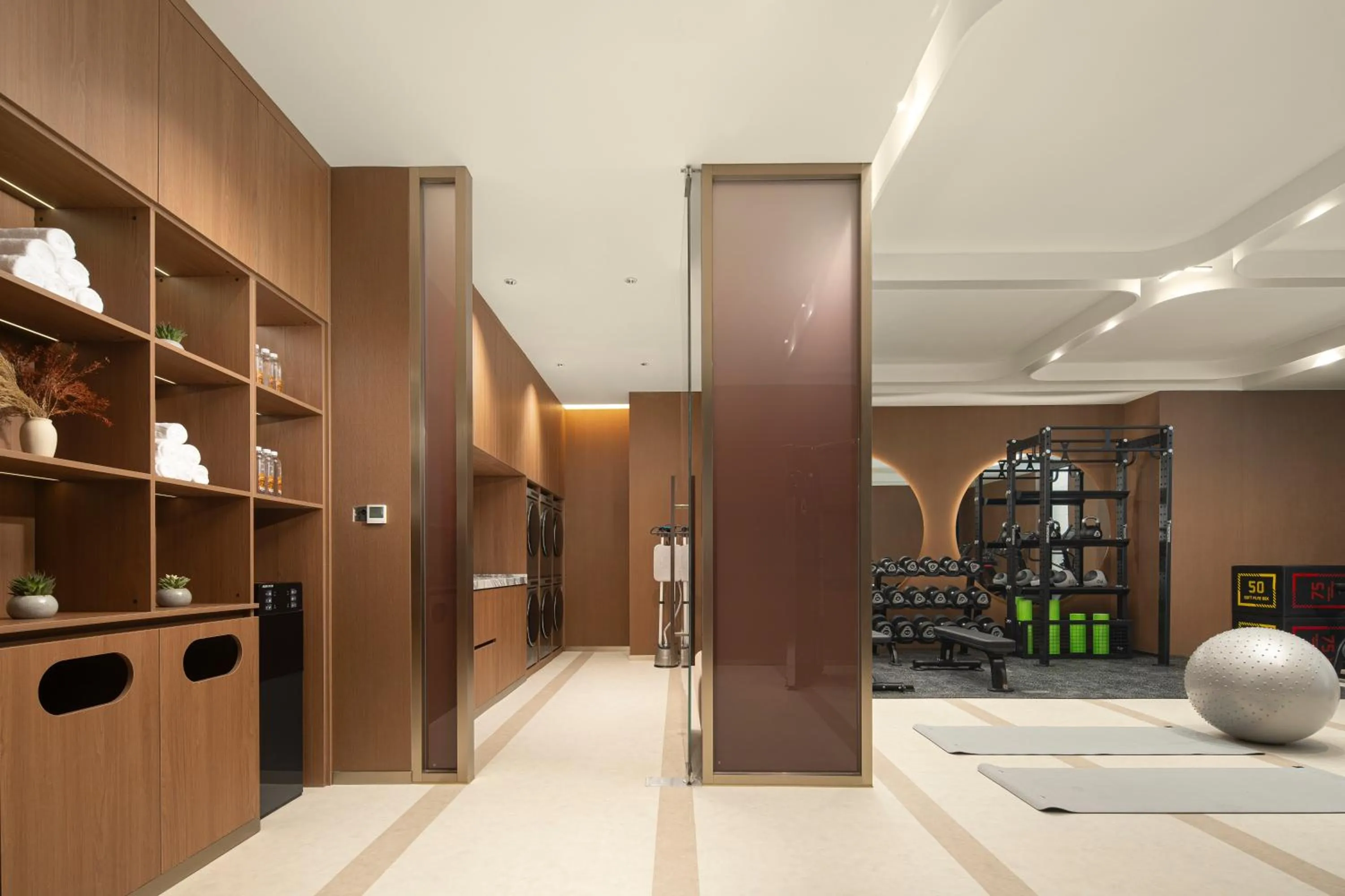 Fitness centre/facilities in Hilton Garden Inn Zhongwei Shapotou