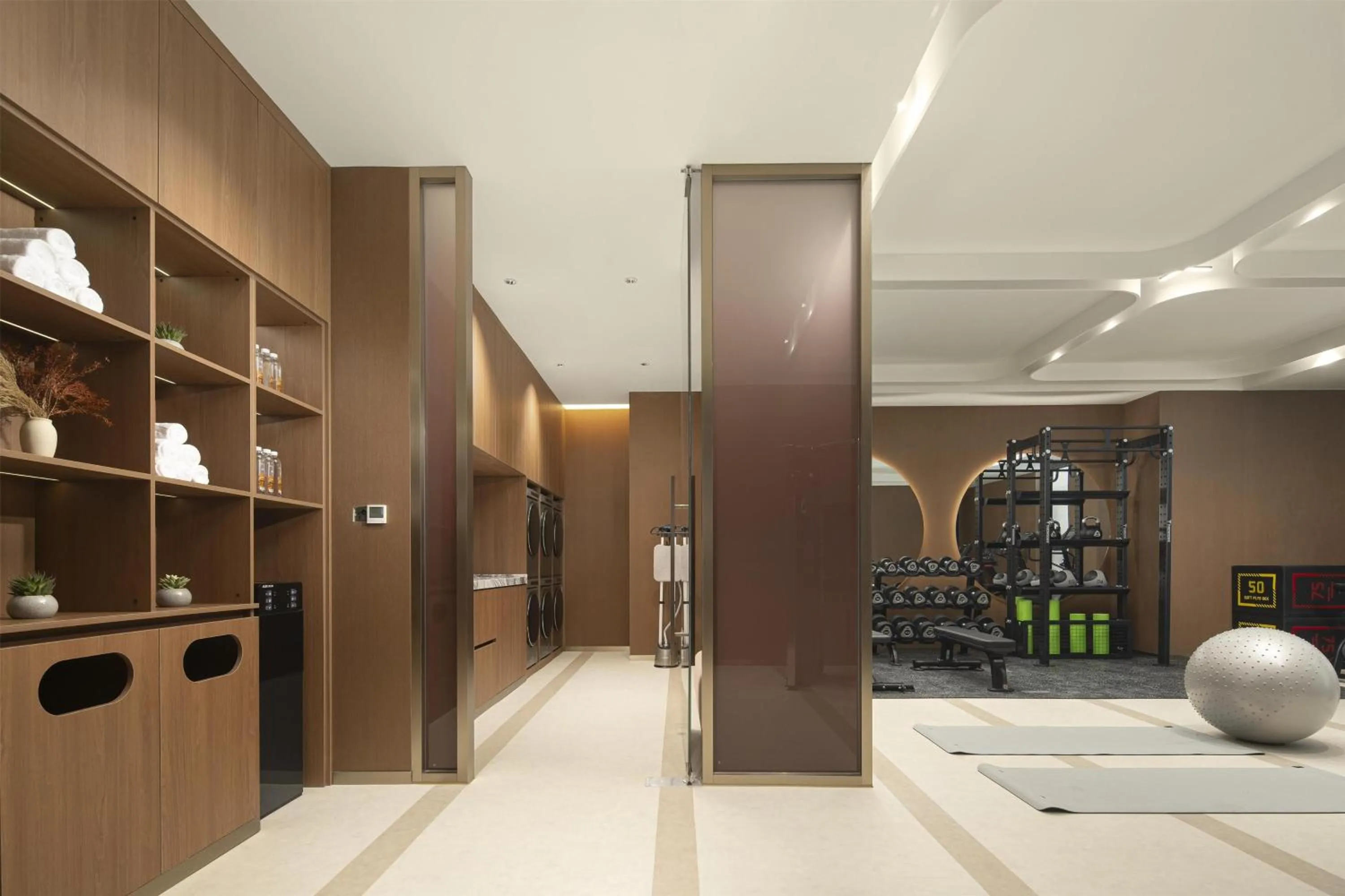 Fitness centre/facilities in Hilton Garden Inn Zhongwei Shapotou