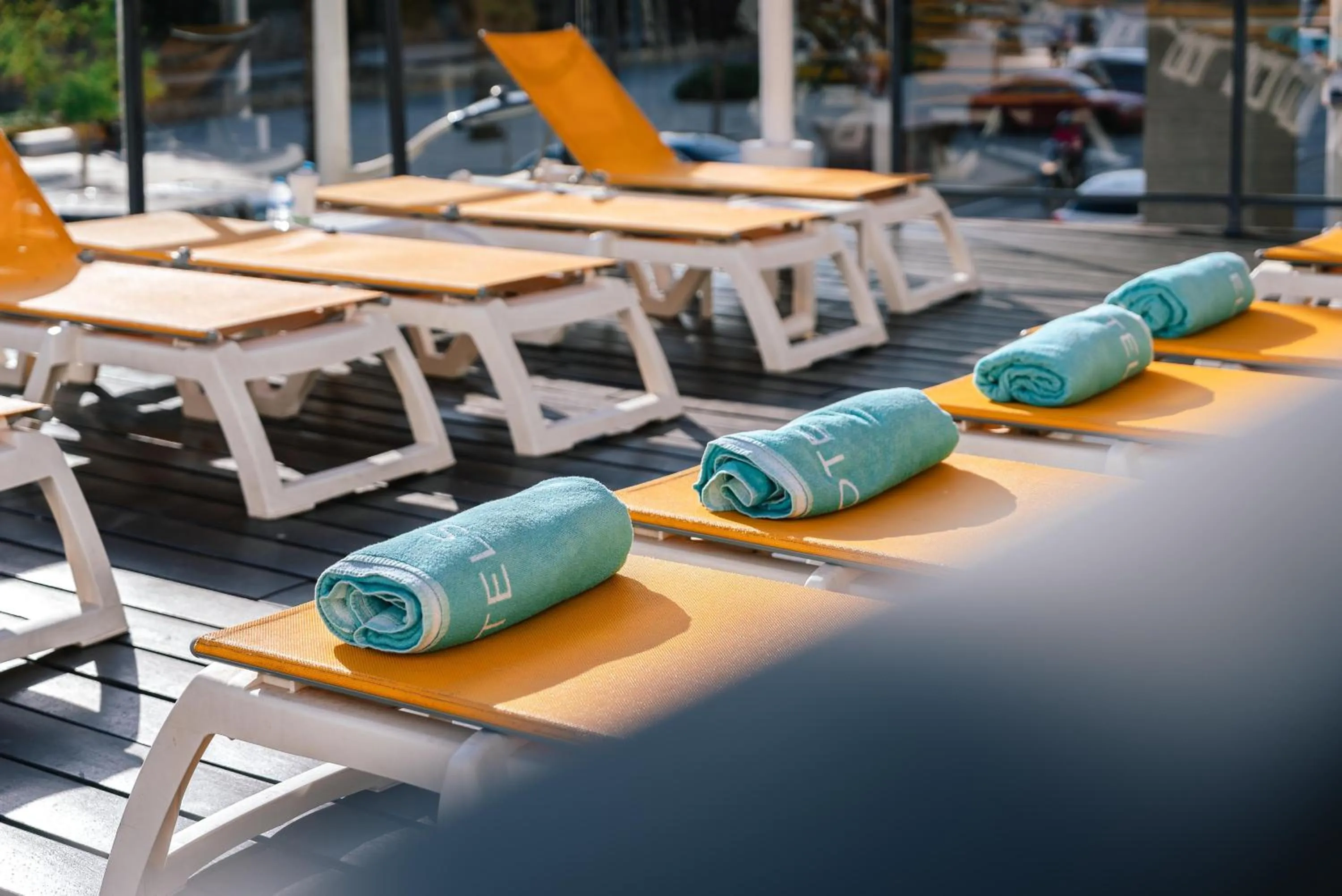 Swimming pool in Port Fiesta Park