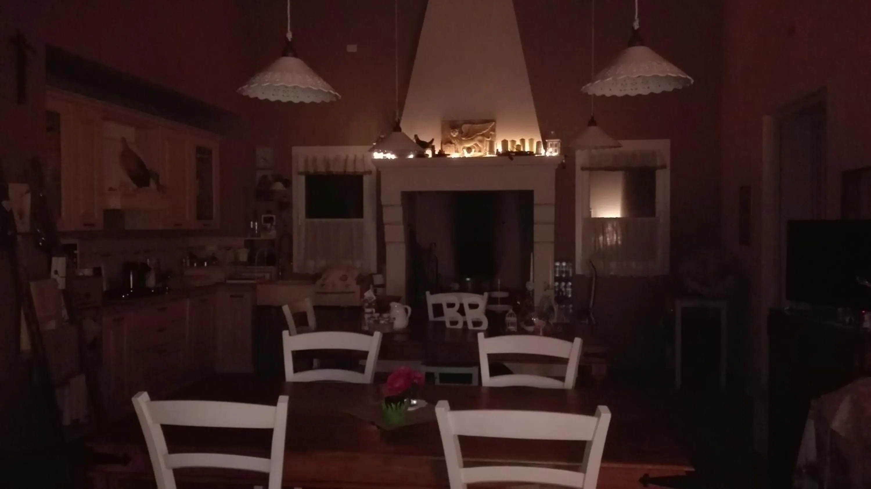 Communal lounge/ TV room in B&B Borgo Arcadia