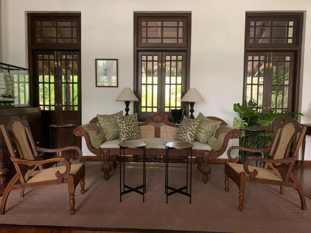 Seating area in The Postcard Galle