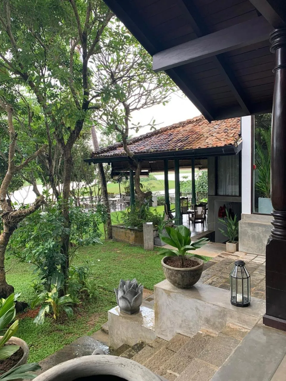 Garden view in The Postcard Galle