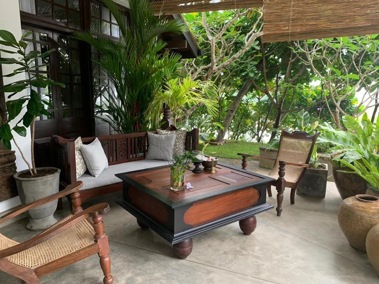 Garden view in The Postcard Galle