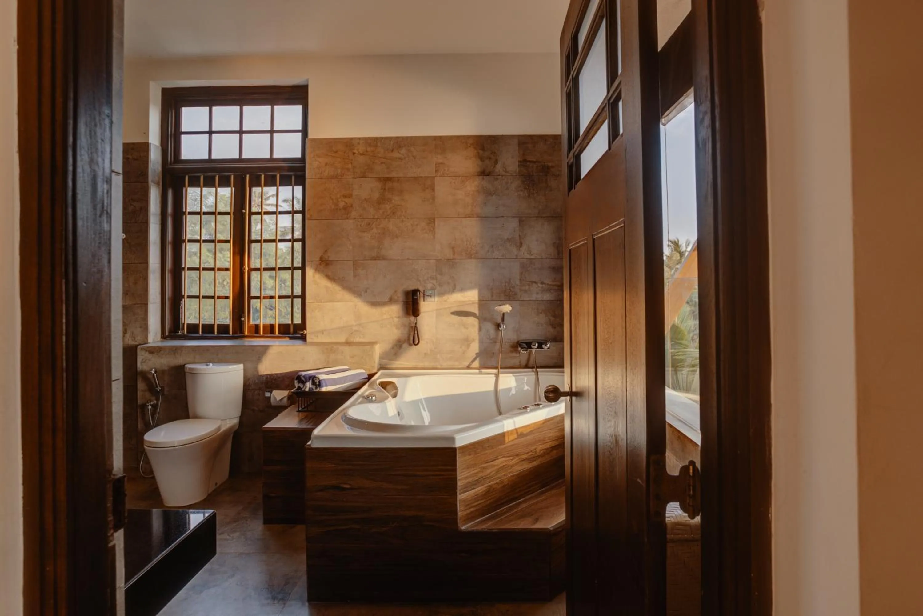 Bathroom, Bed in The Postcard Galle