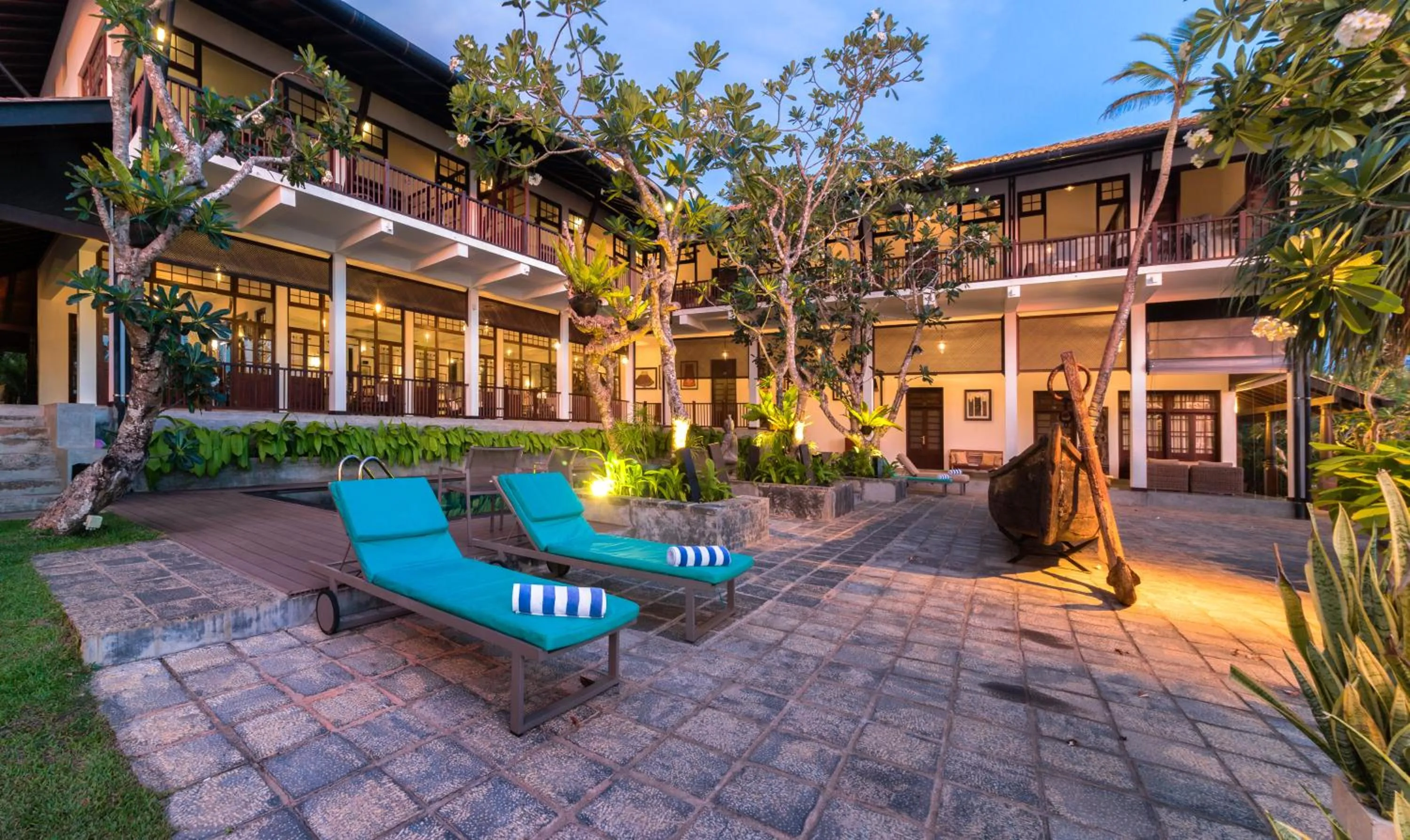 Patio in The Postcard Galle