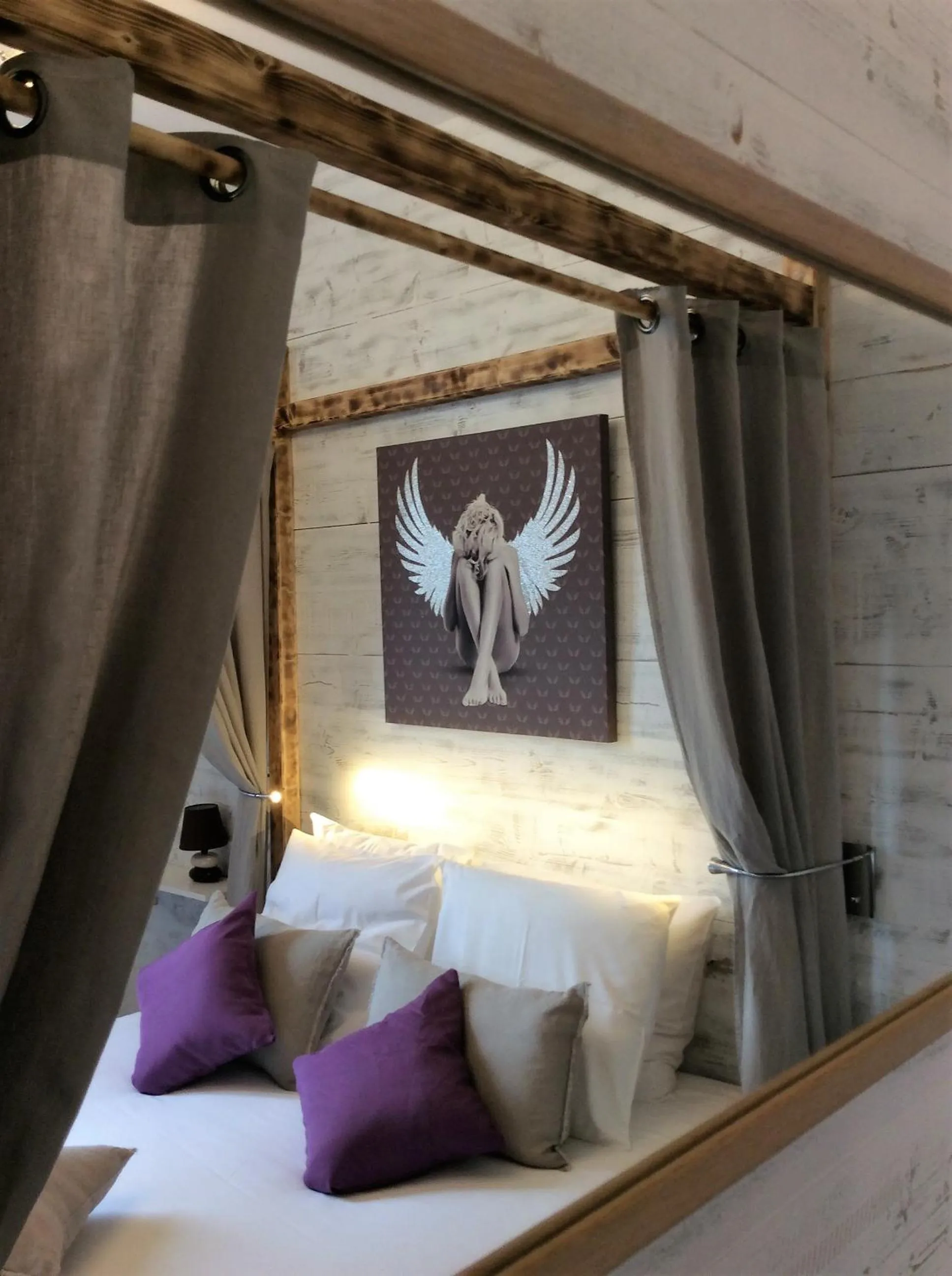 Family, Bed in Hôtel Familial L'Ostréi