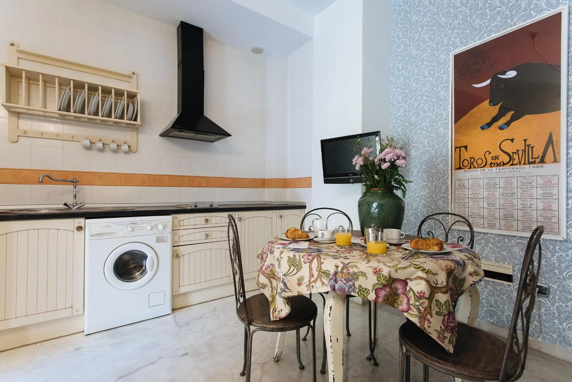 Kitchen or kitchenette in Singular Corral de San José