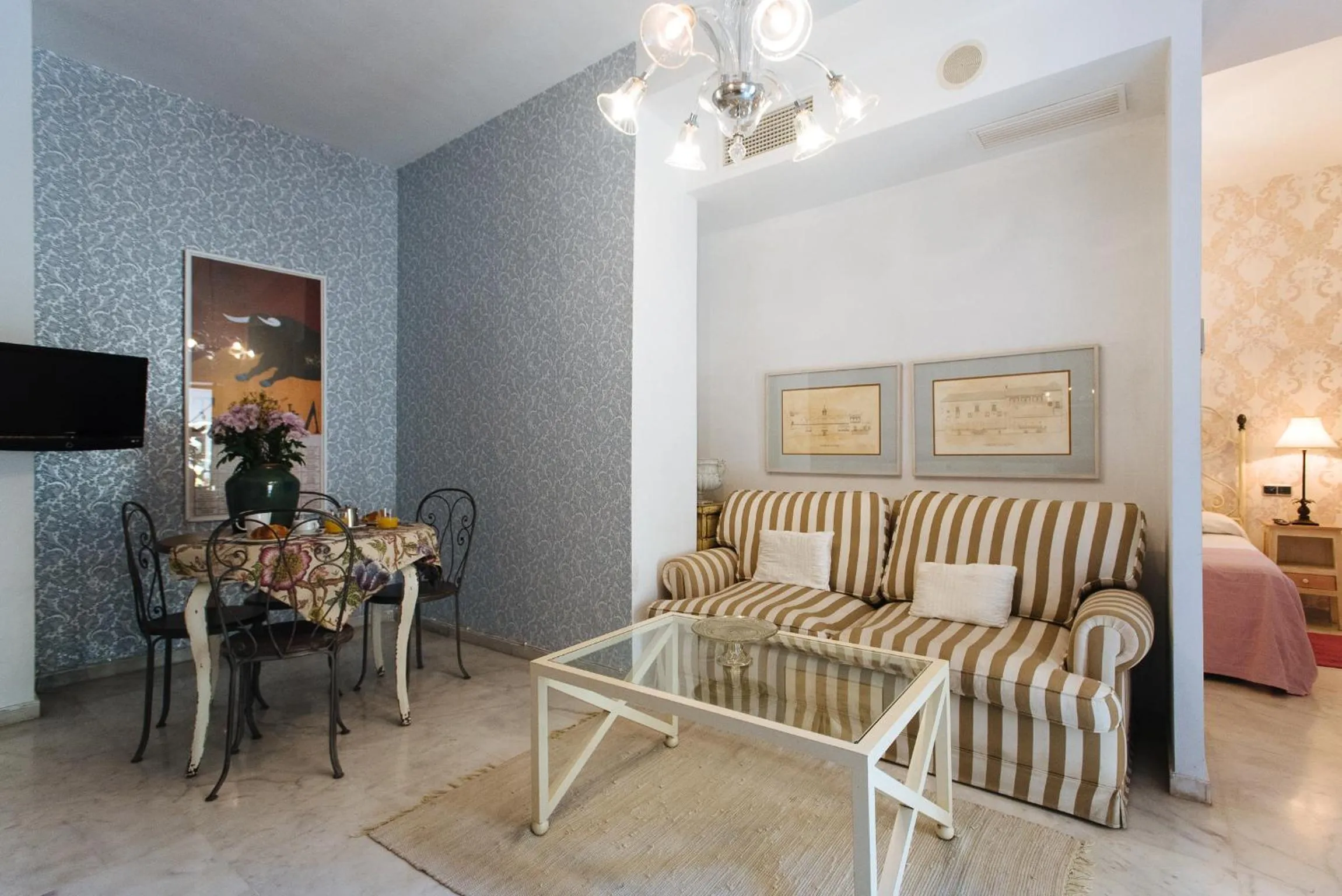 Living room in Singular Corral de San José