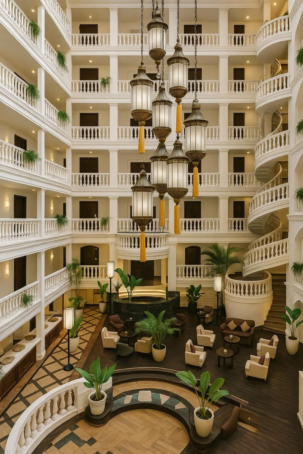 Seating area in The Taksim Royal Beach Hotel