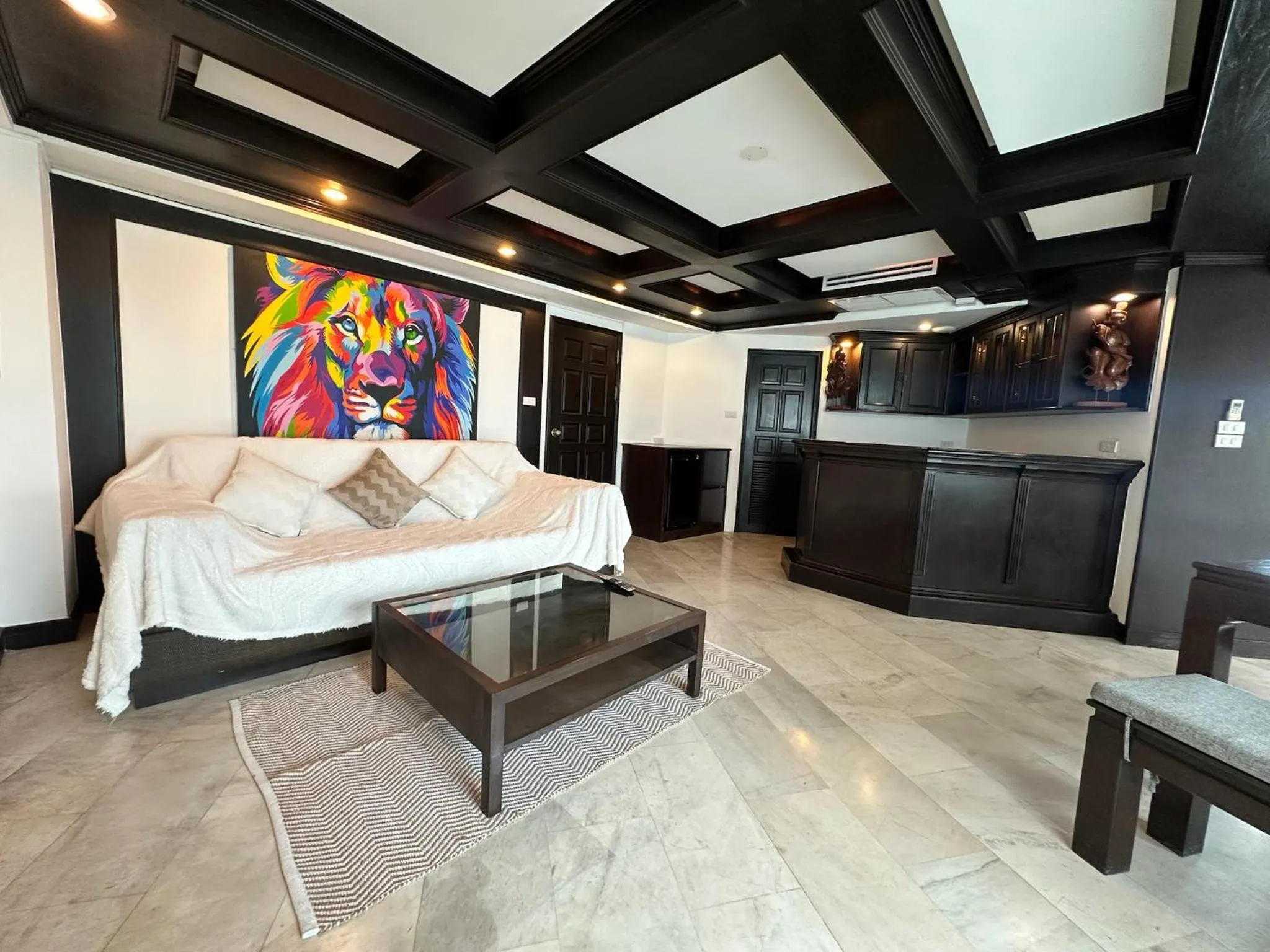 Bed in The Taksim Royal Beach Hotel