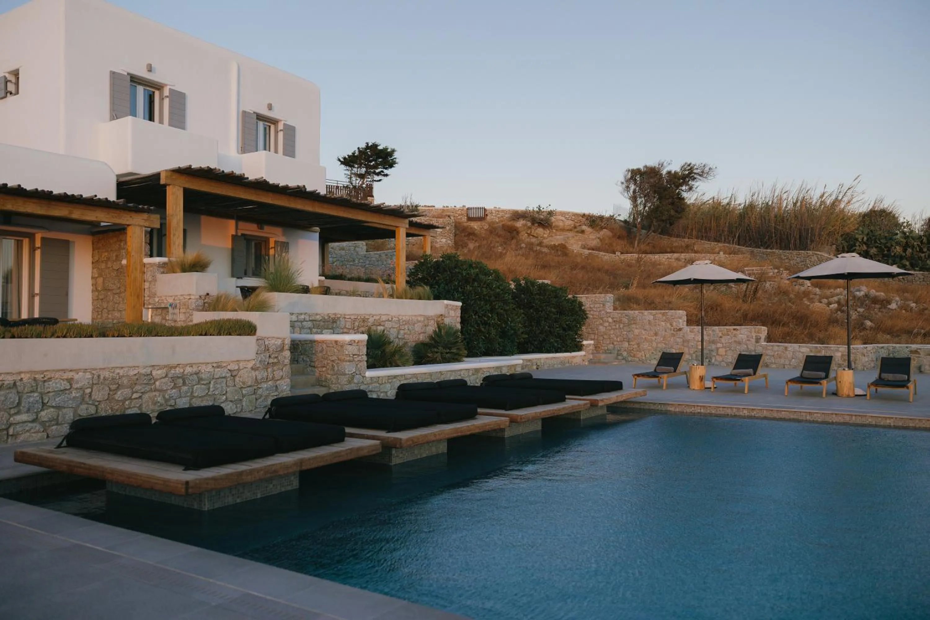 Swimming pool in Evi Suites & Villas