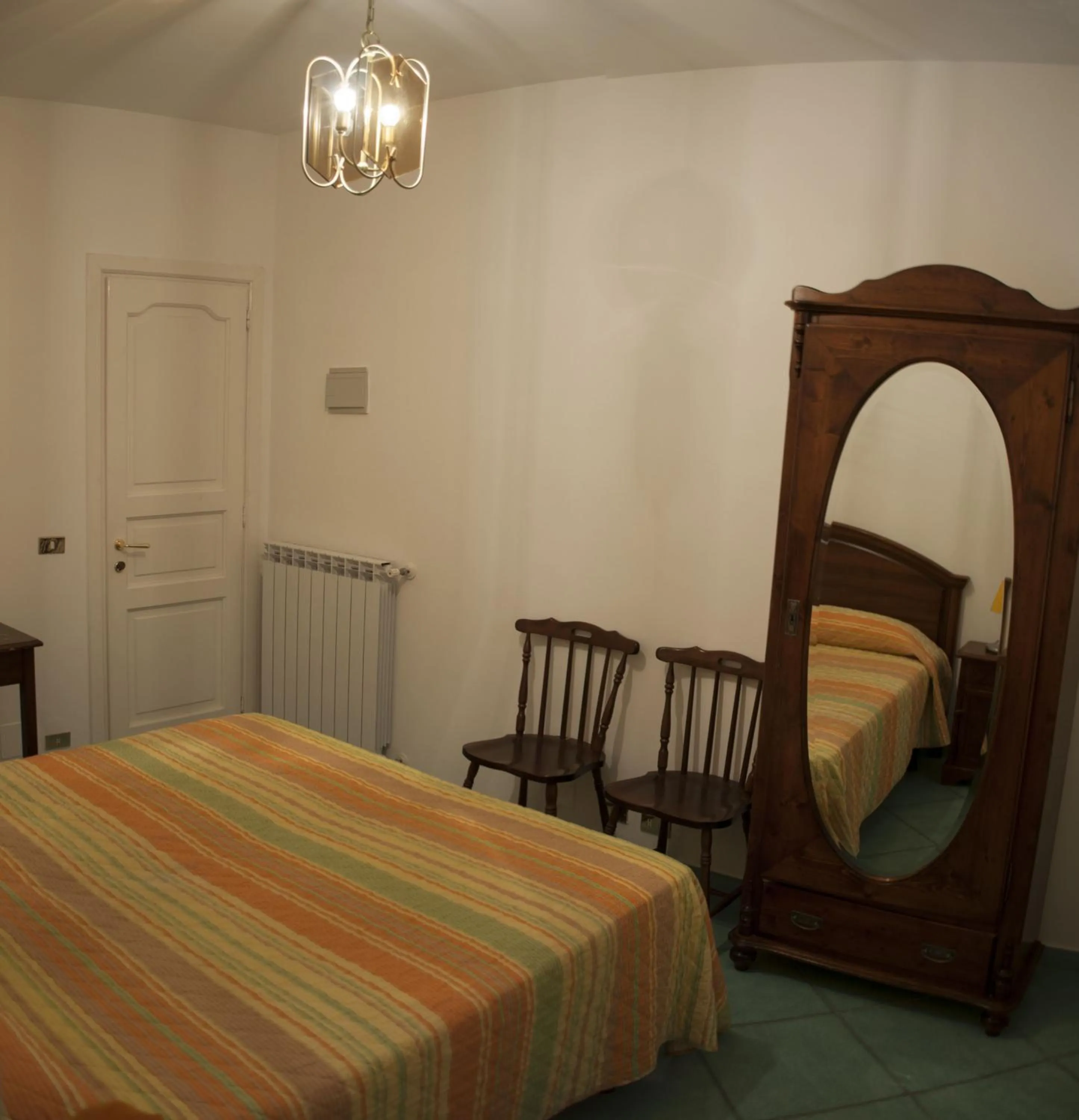 Decorative detail, Bed in Hotel Polito