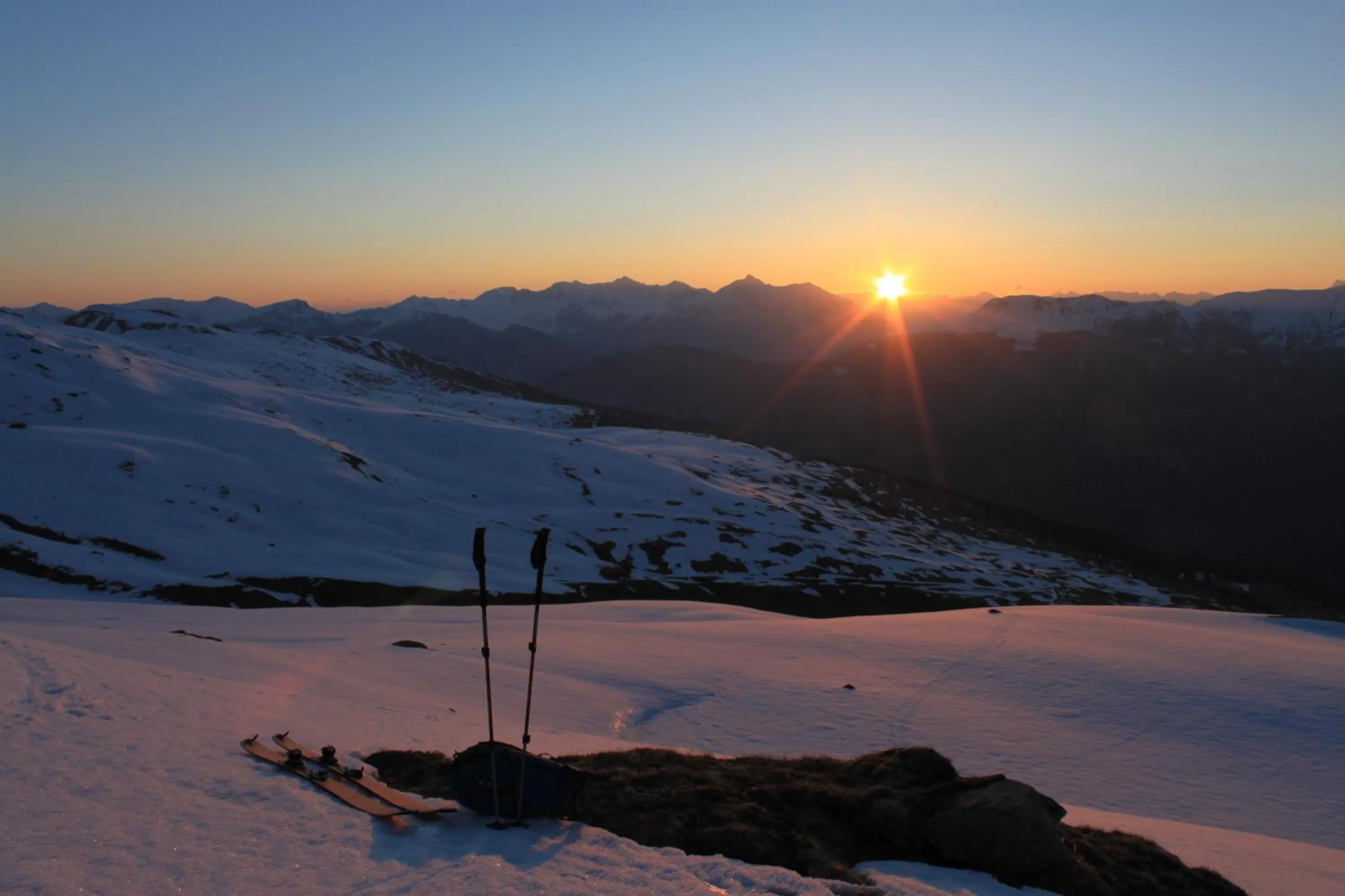 Natural landscape in Pension Laresch