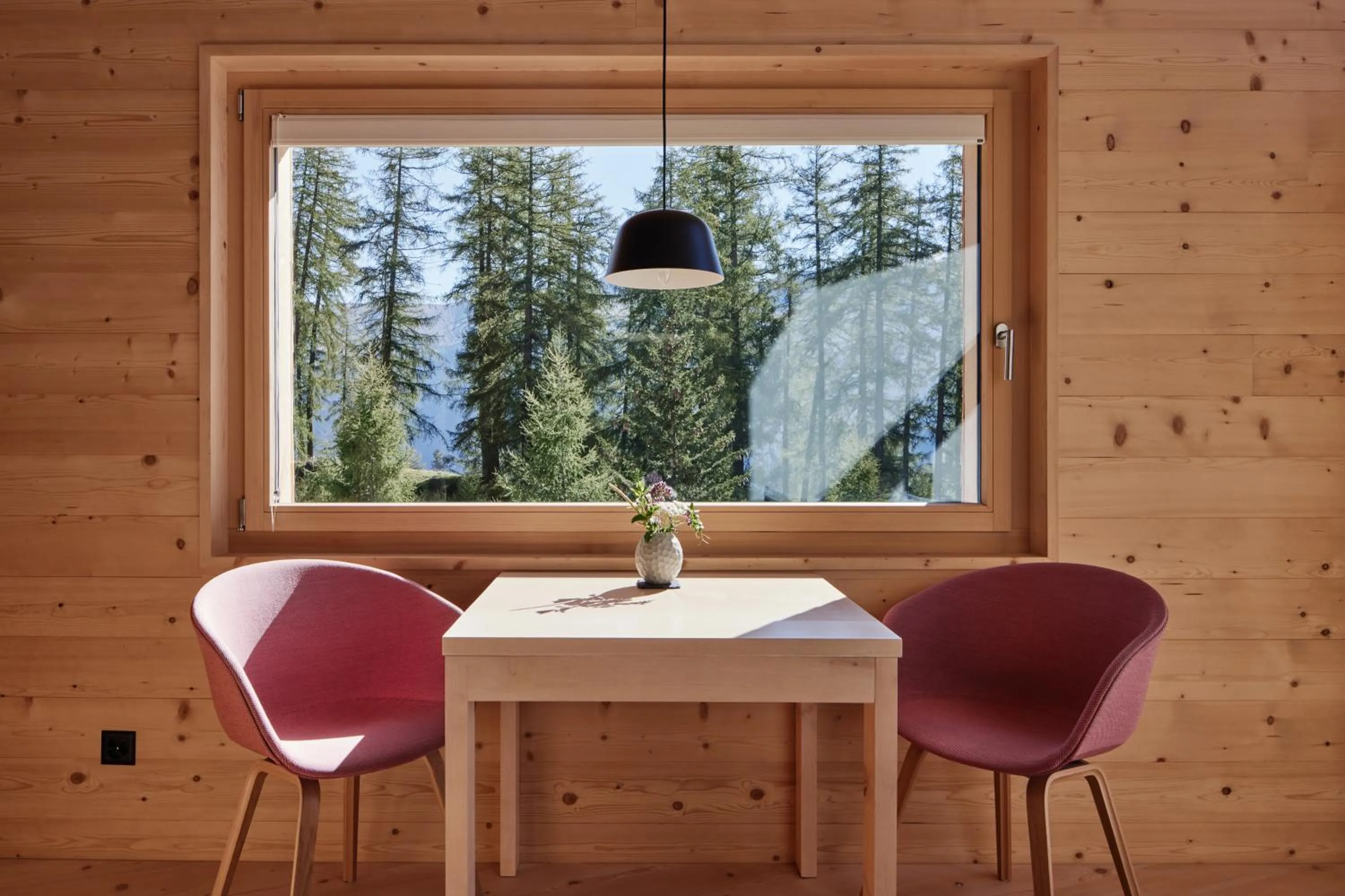 Seating area in Pension Laresch