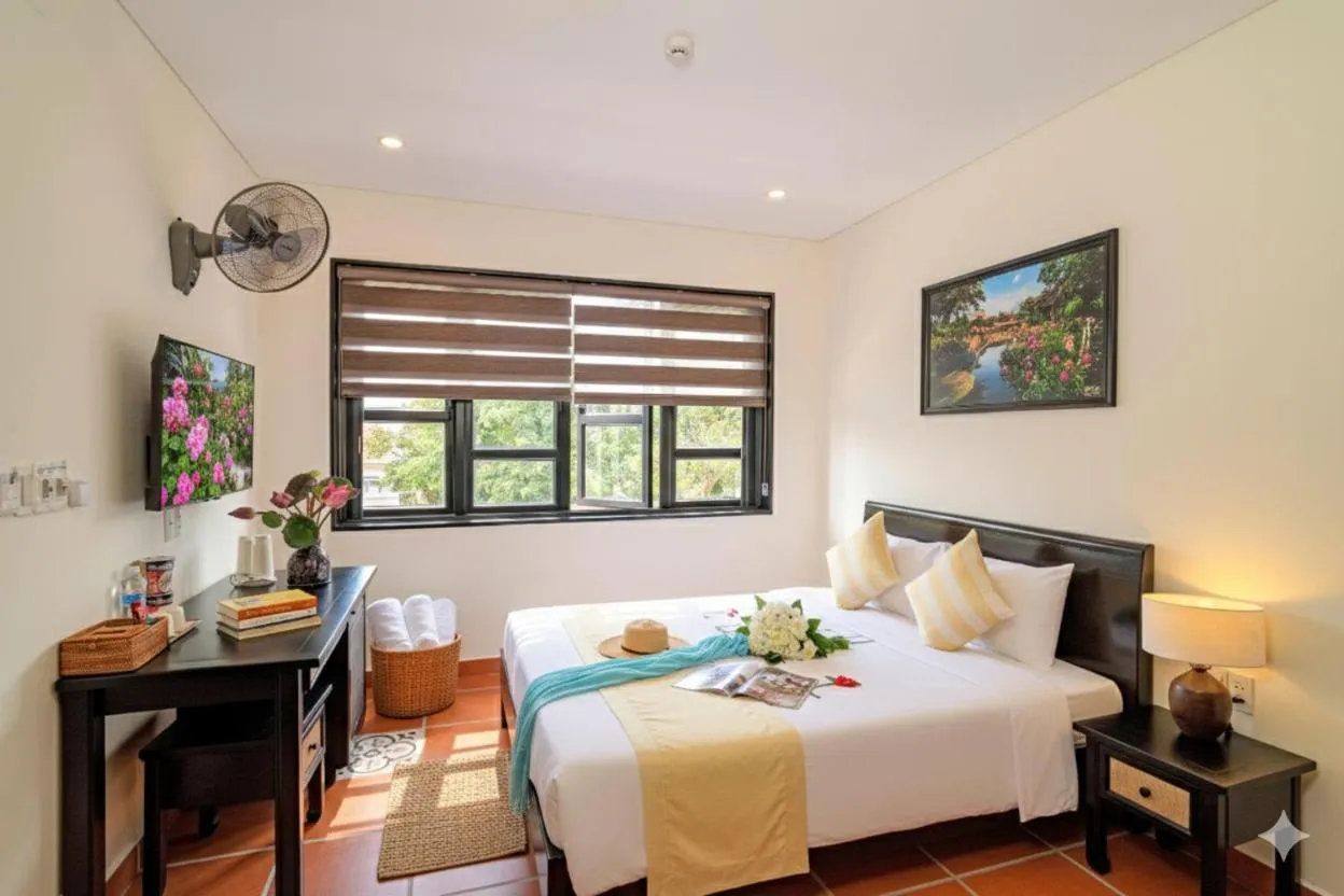 Bed in Du Yen Hoi An Villa