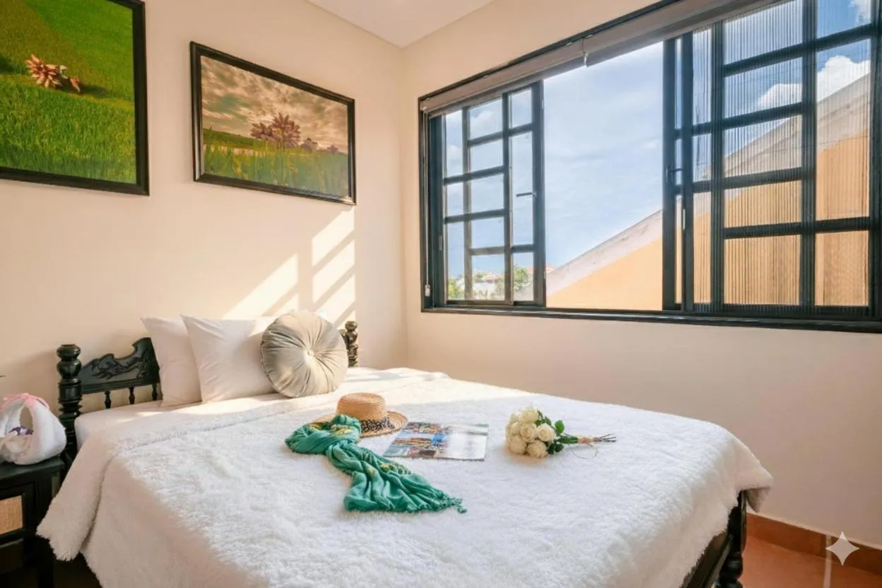 Bed in Du Yen Hoi An Villa