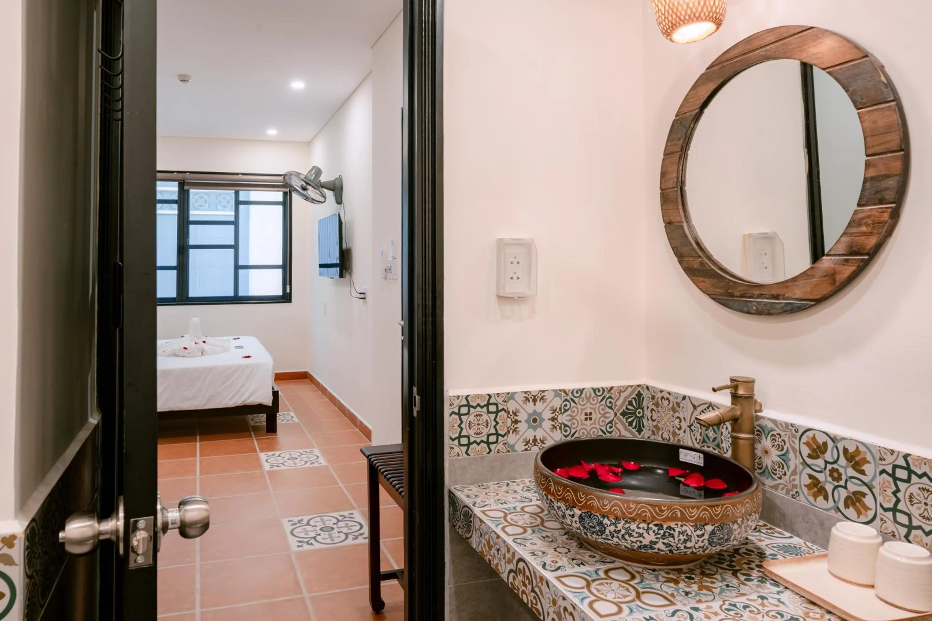 Bed in Du Yen Hoi An Villa