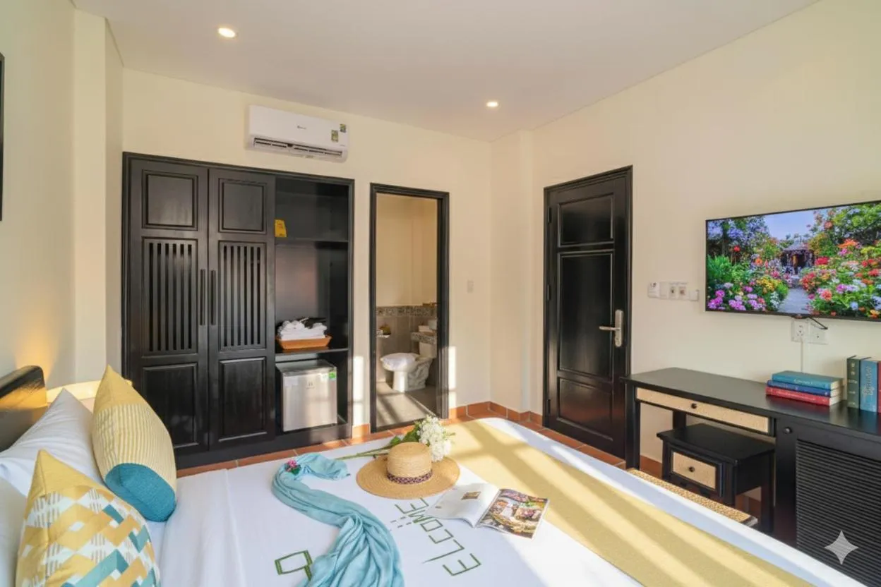 Bed in Du Yen Hoi An Villa