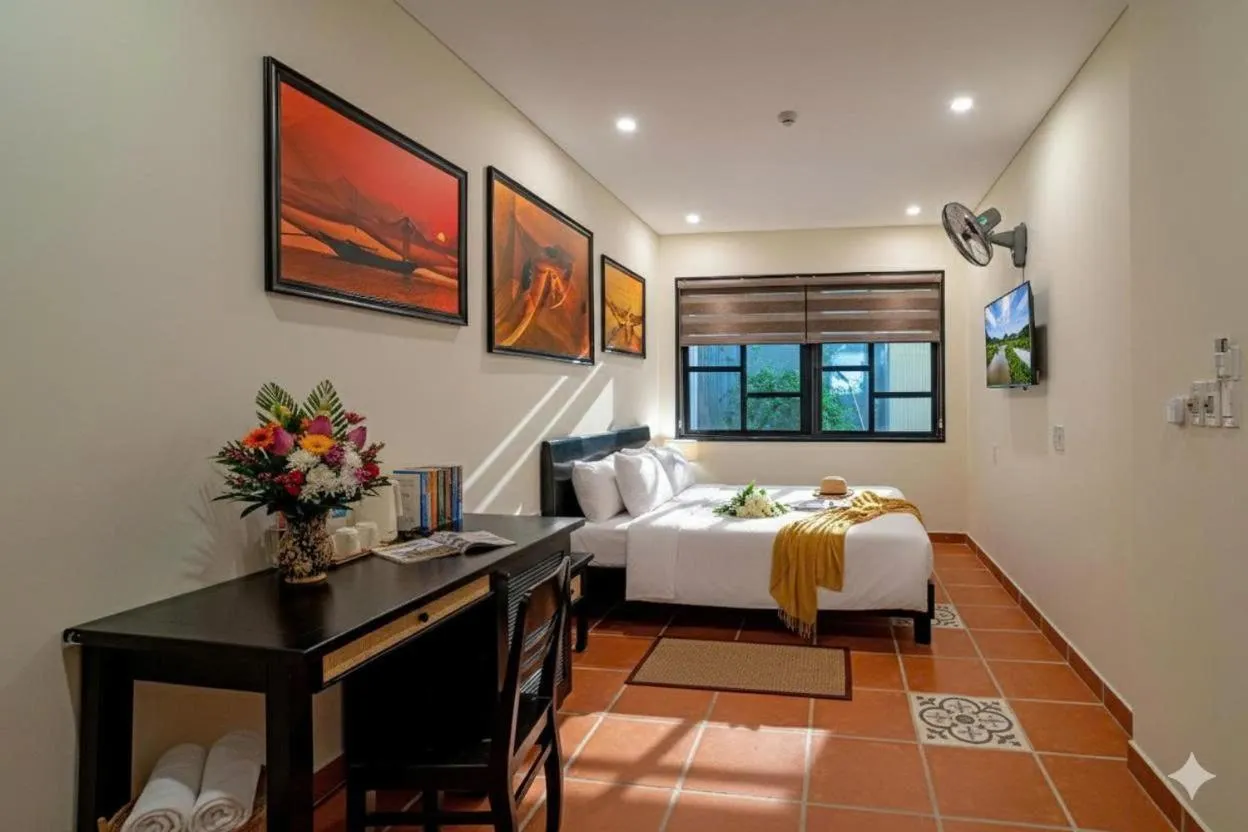 Bed in Du Yen Hoi An Villa