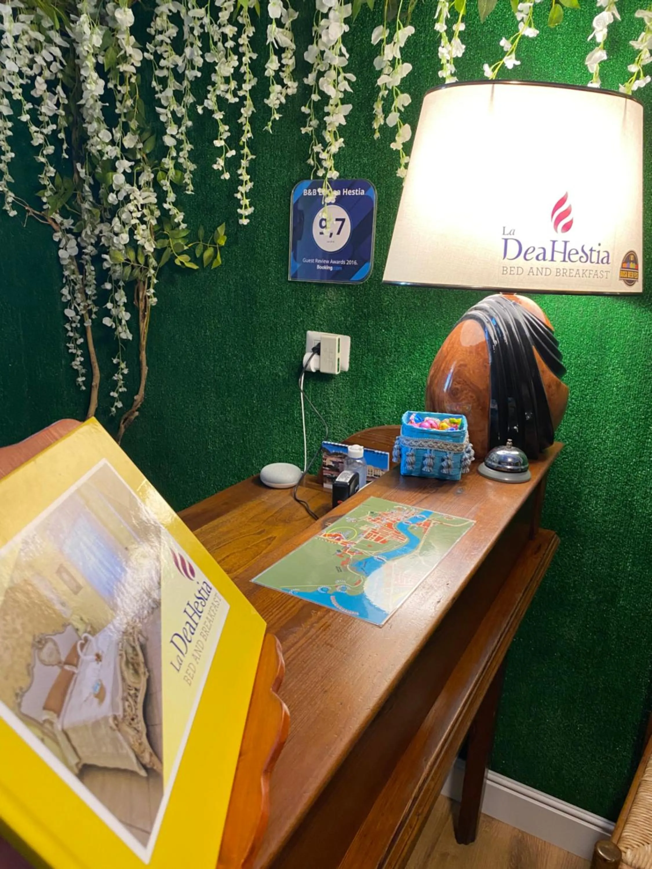 Lobby or reception in La Dea Hestia