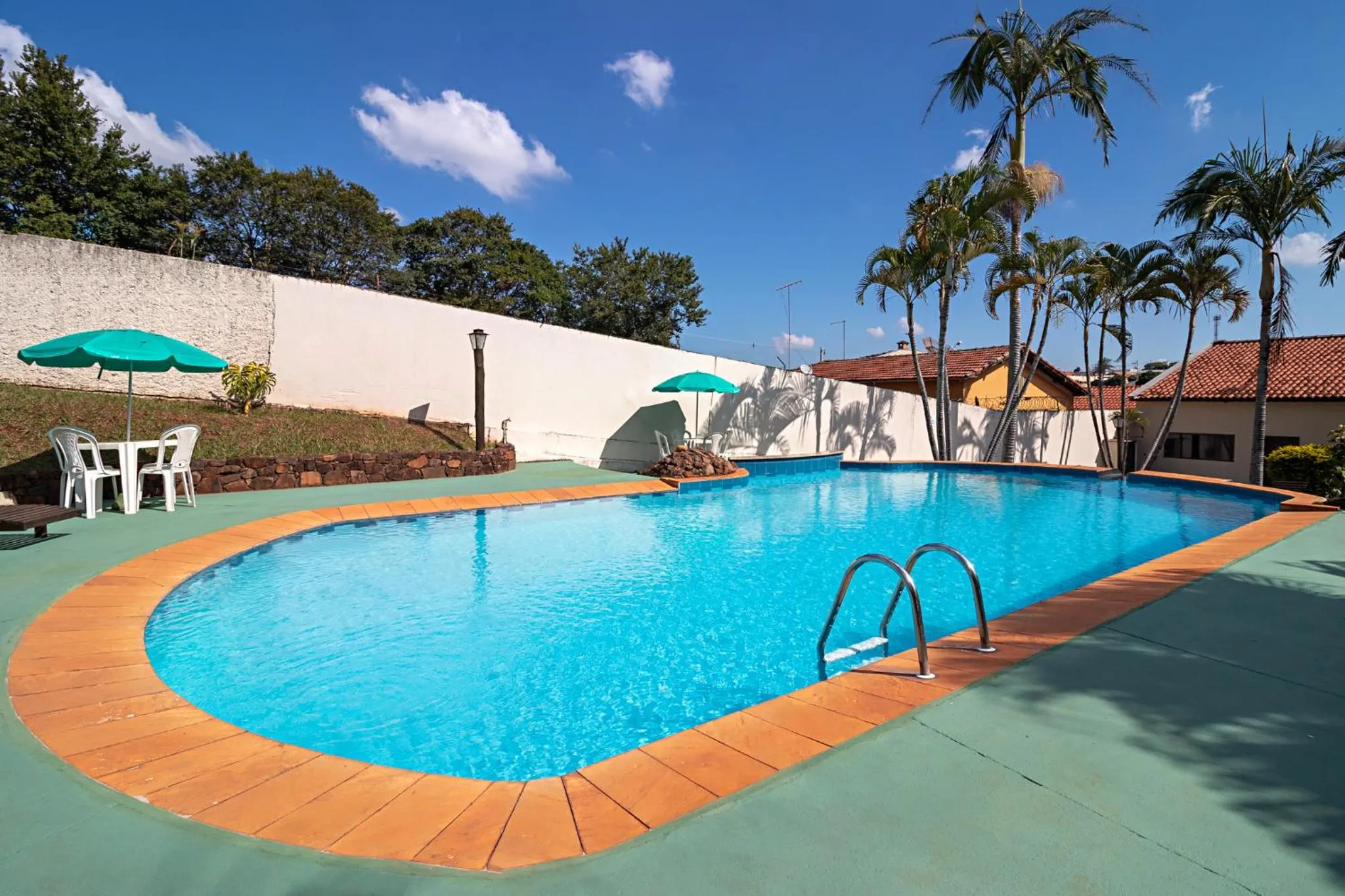 Pool view in Hotel Vivenda das Cachoeiras