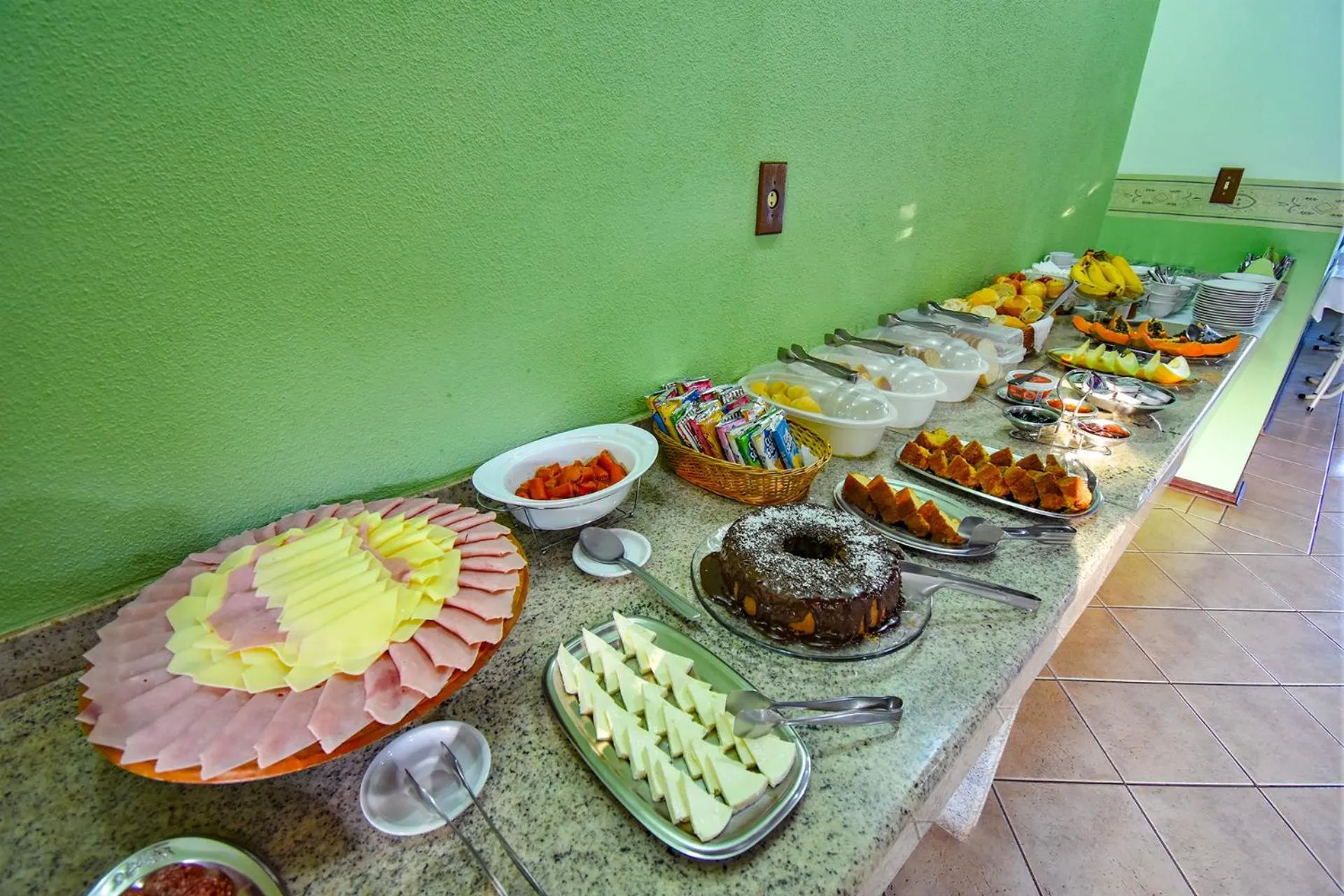 Breakfast in Hotel Vivenda das Cachoeiras