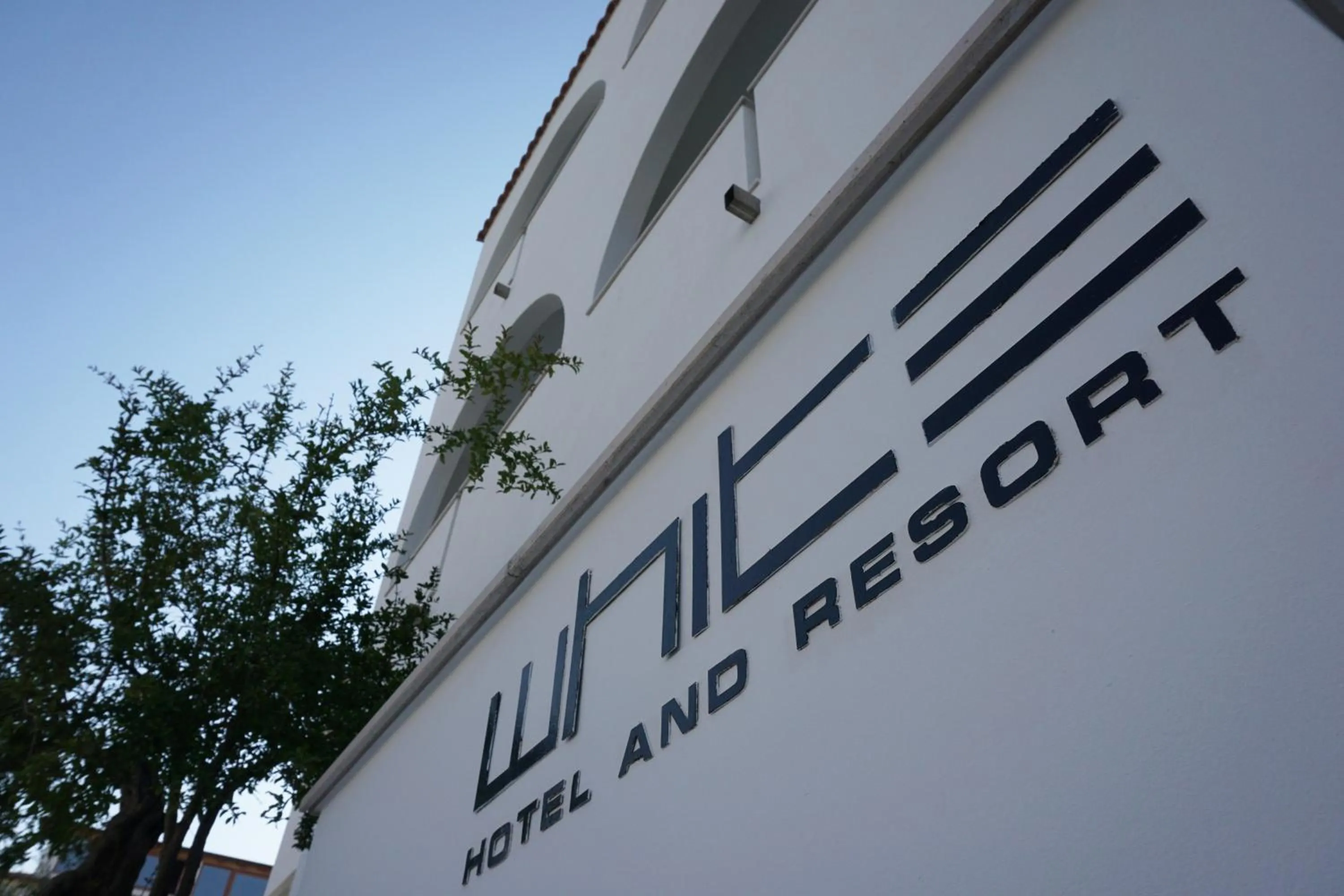 Facade/entrance in White Hotel