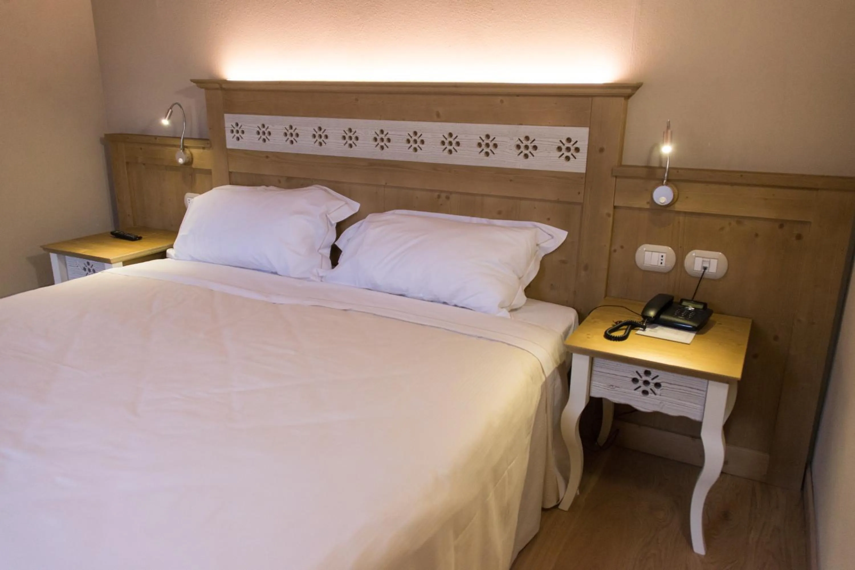 Bed in Hotel Sesmones