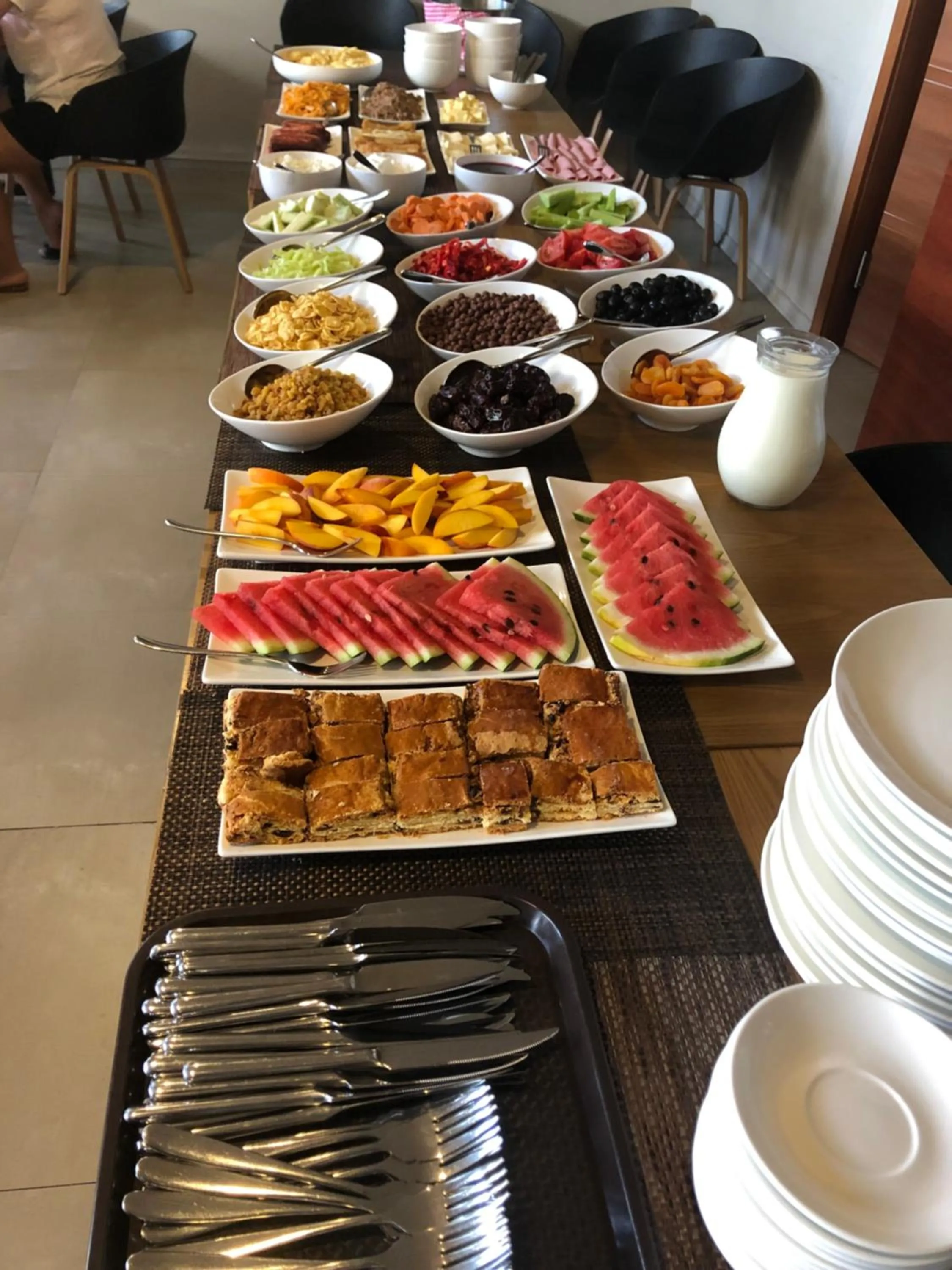 Buffet breakfast in Hotel Homey Kobuleti