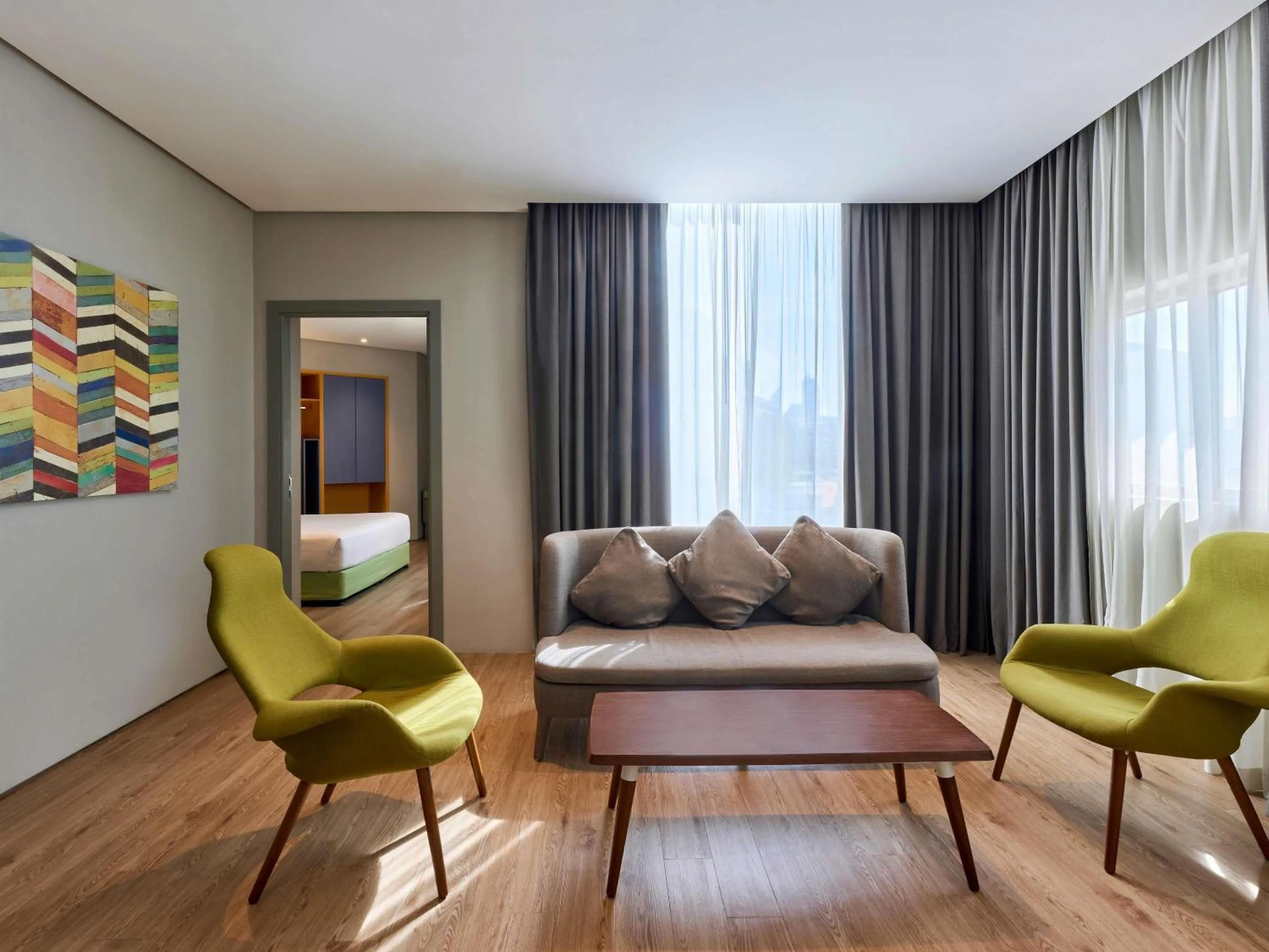 Bedroom in Ibis Styles Dubai Jumeira