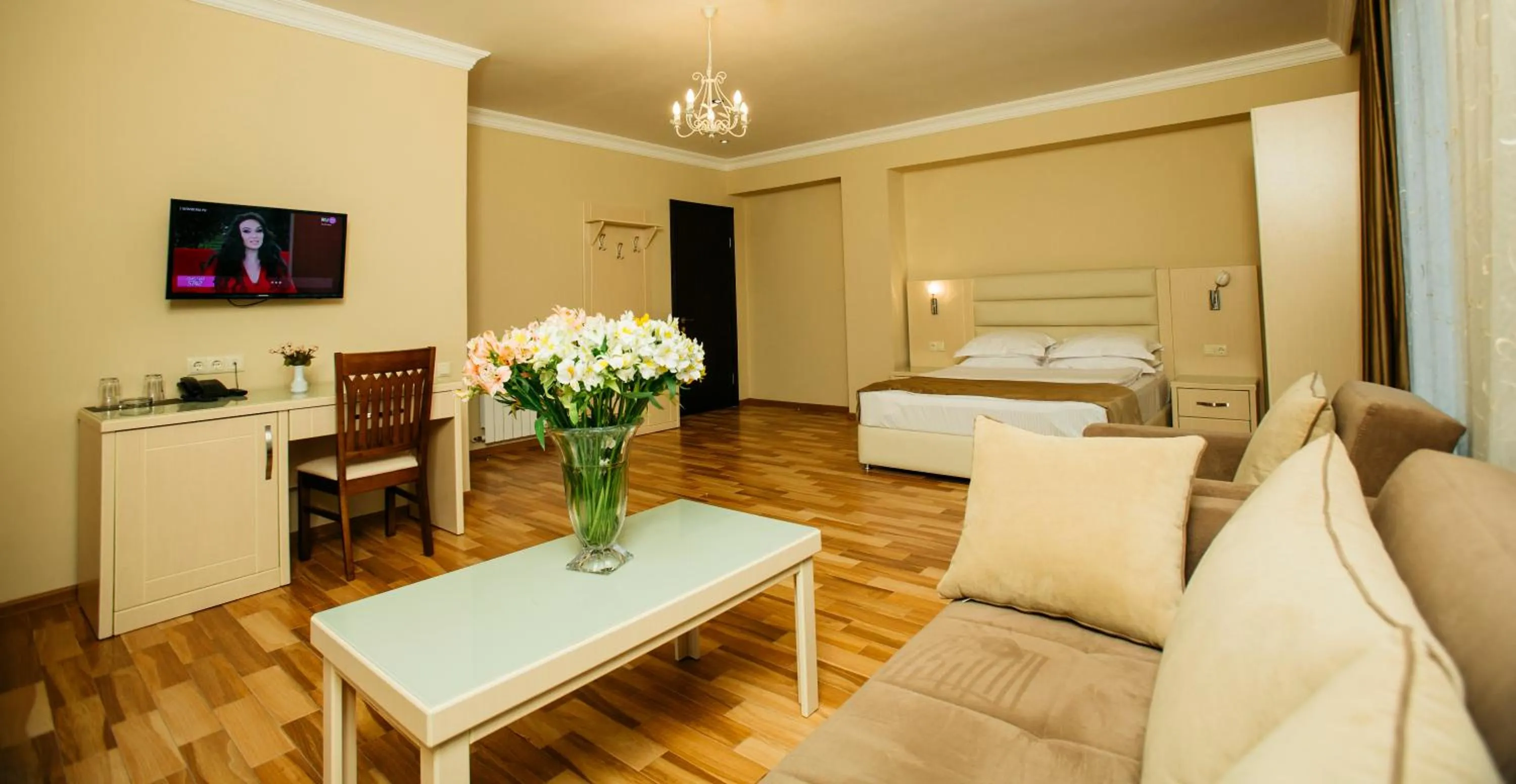 Bedroom, Bed in Kobuleti Pearl Of Sea Hotel & Spa