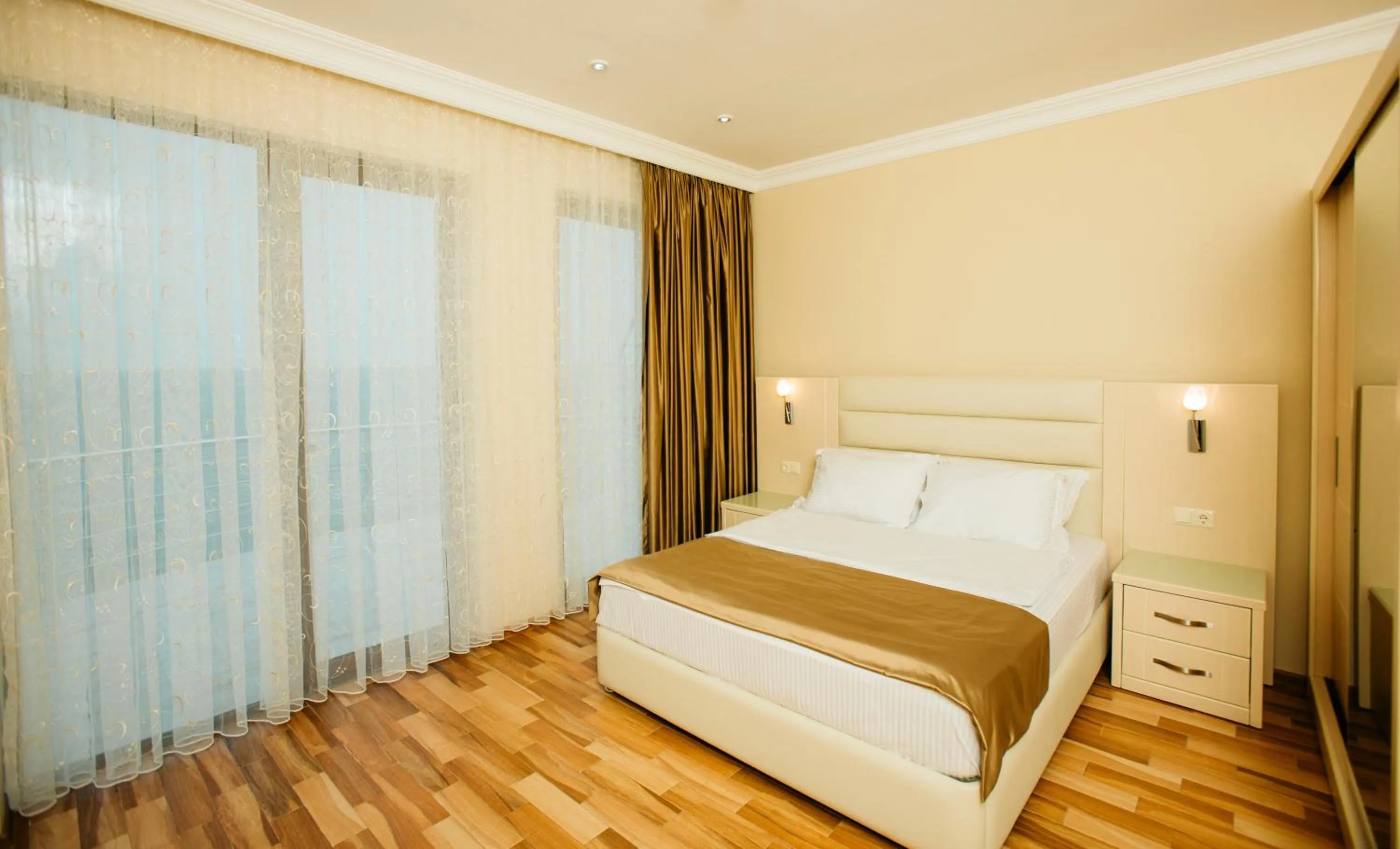 Bedroom, Bed in Kobuleti Pearl Of Sea Hotel & Spa