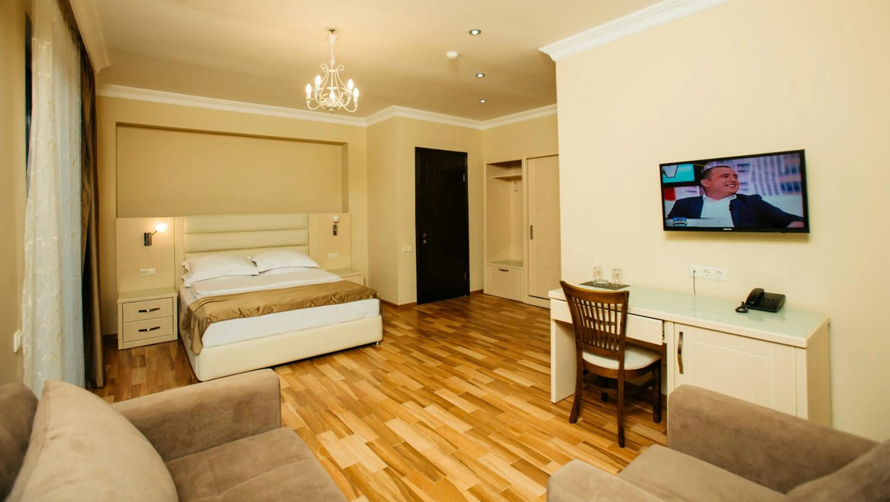 Bedroom, Bed in Kobuleti Pearl Of Sea Hotel & Spa