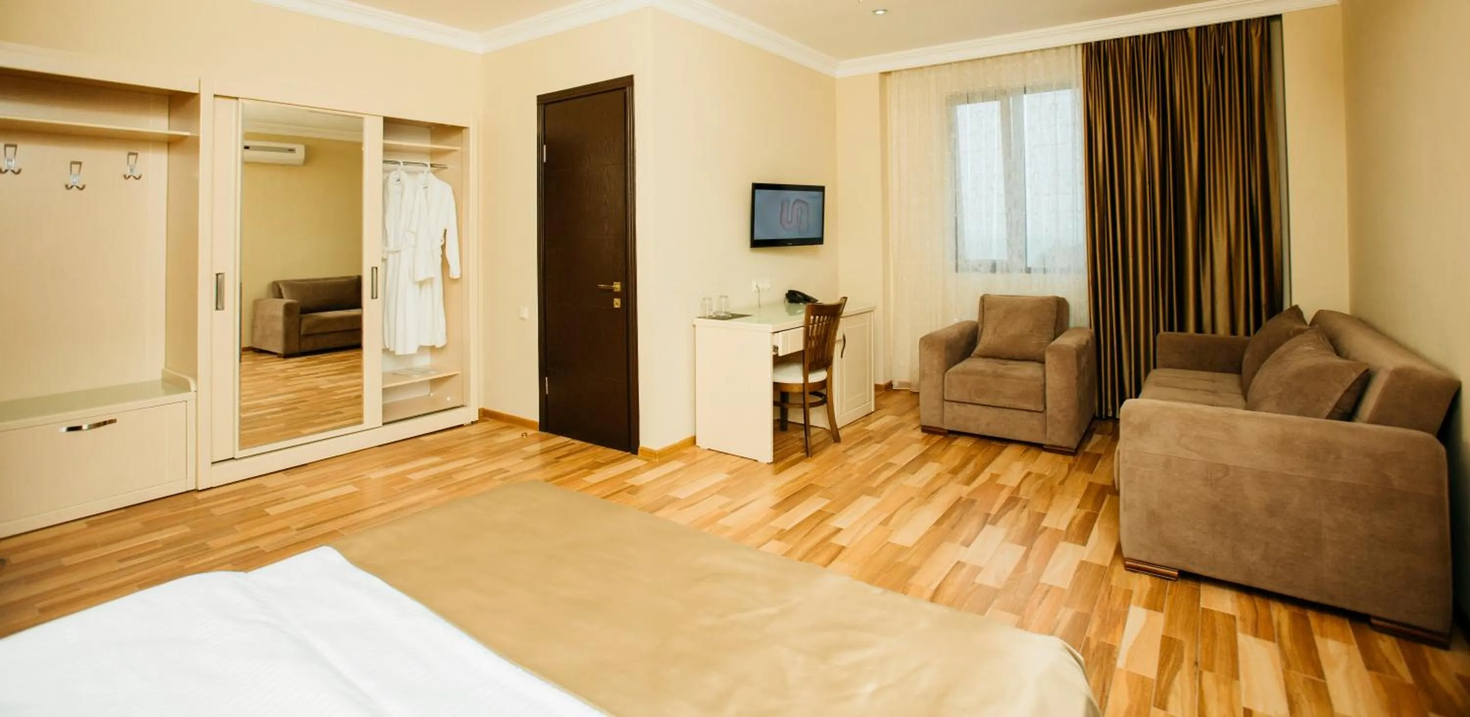 Bedroom, Bed in Kobuleti Pearl Of Sea Hotel & Spa