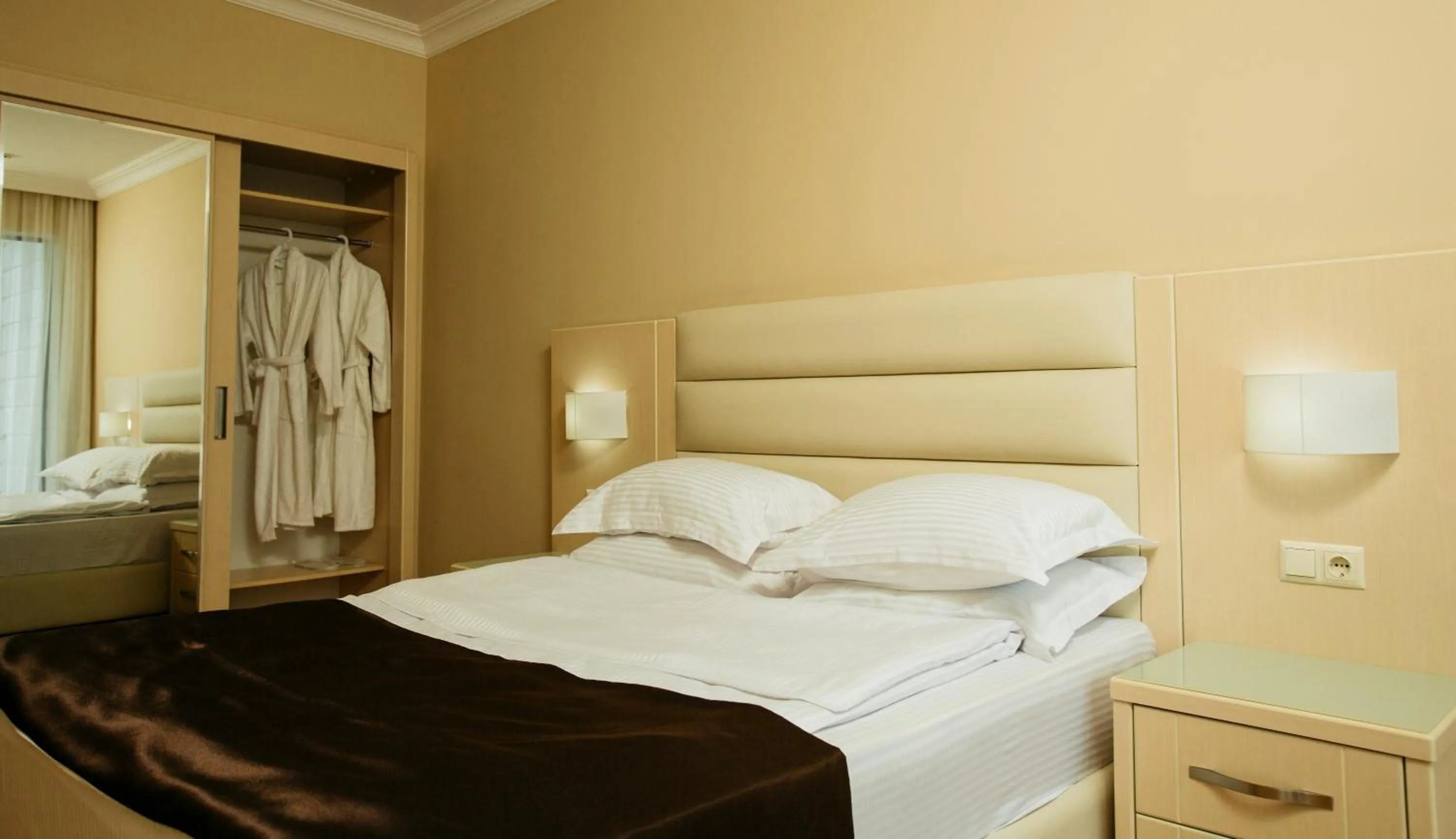 Bedroom, Bed in Kobuleti Pearl Of Sea Hotel & Spa