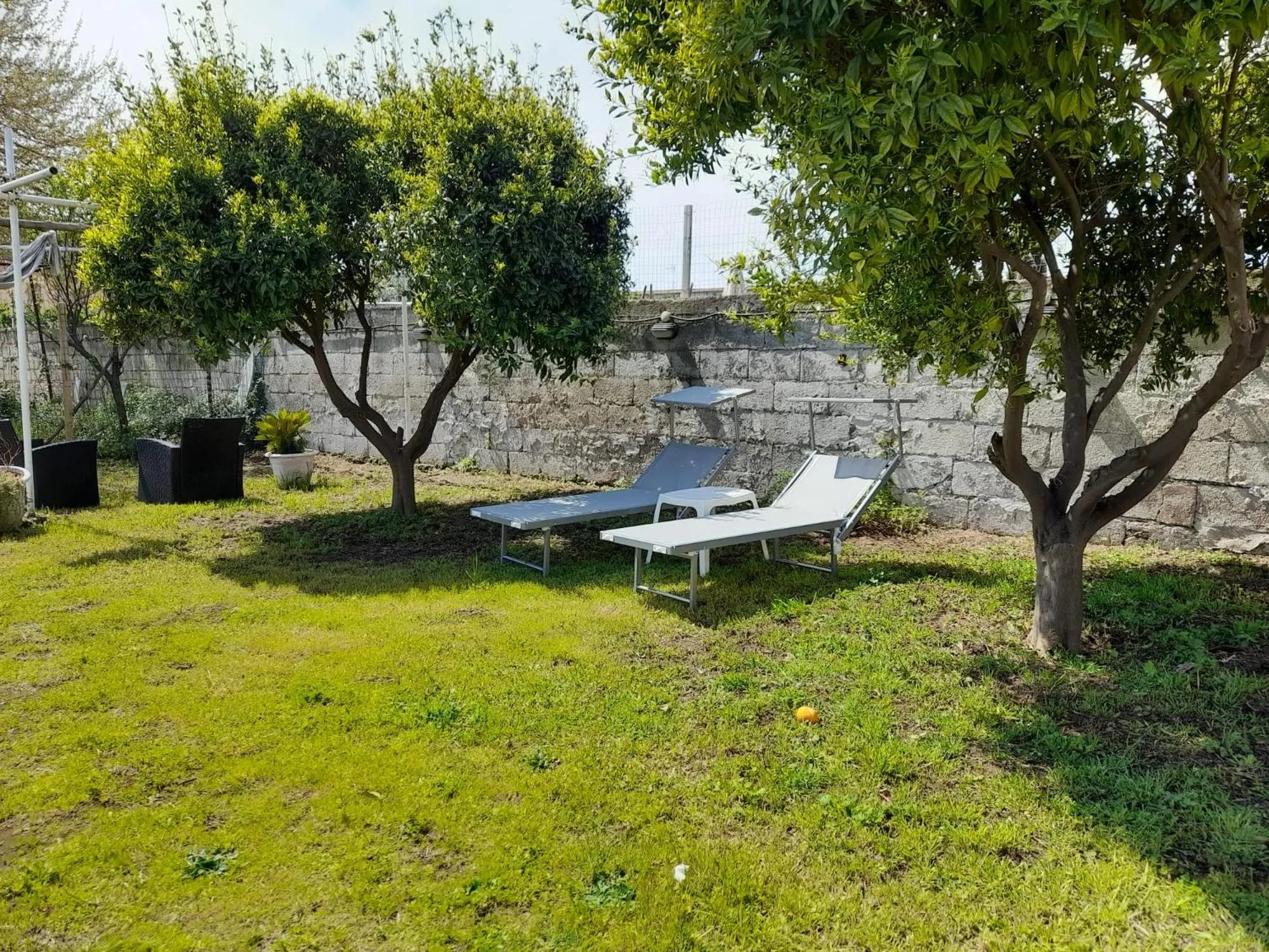 Garden in City Pompei Accommodations
