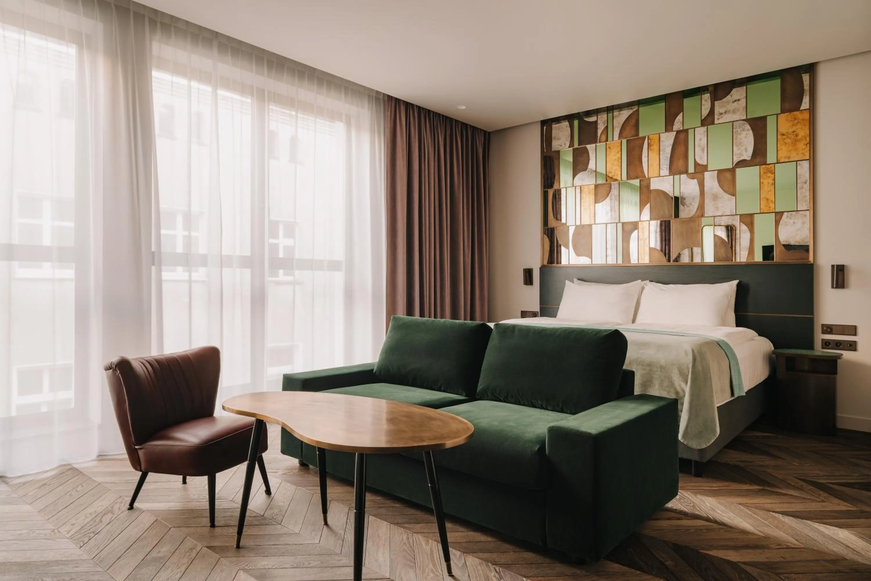 Bed in The Cyrus Hotel