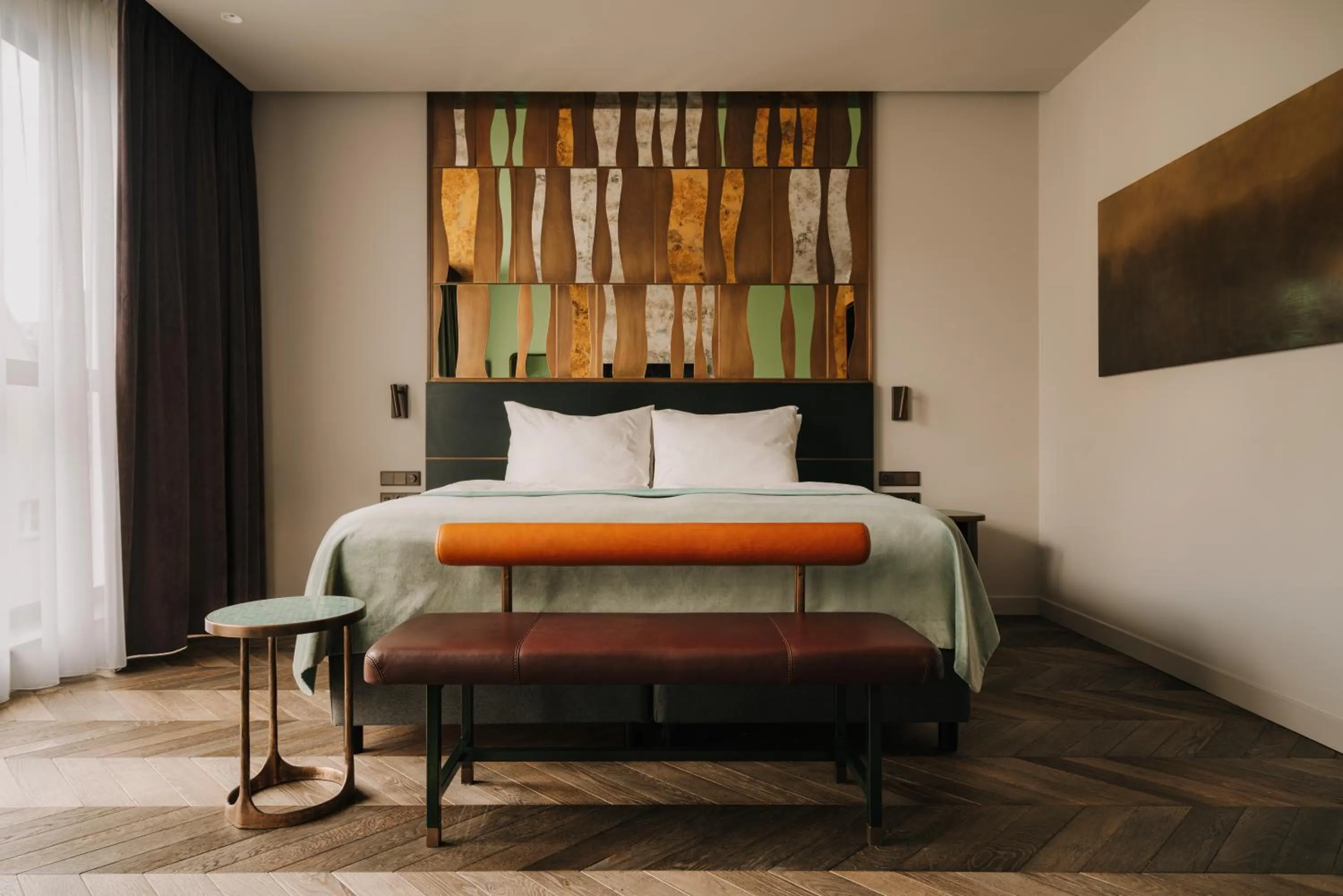 Bed in The Cyrus Hotel