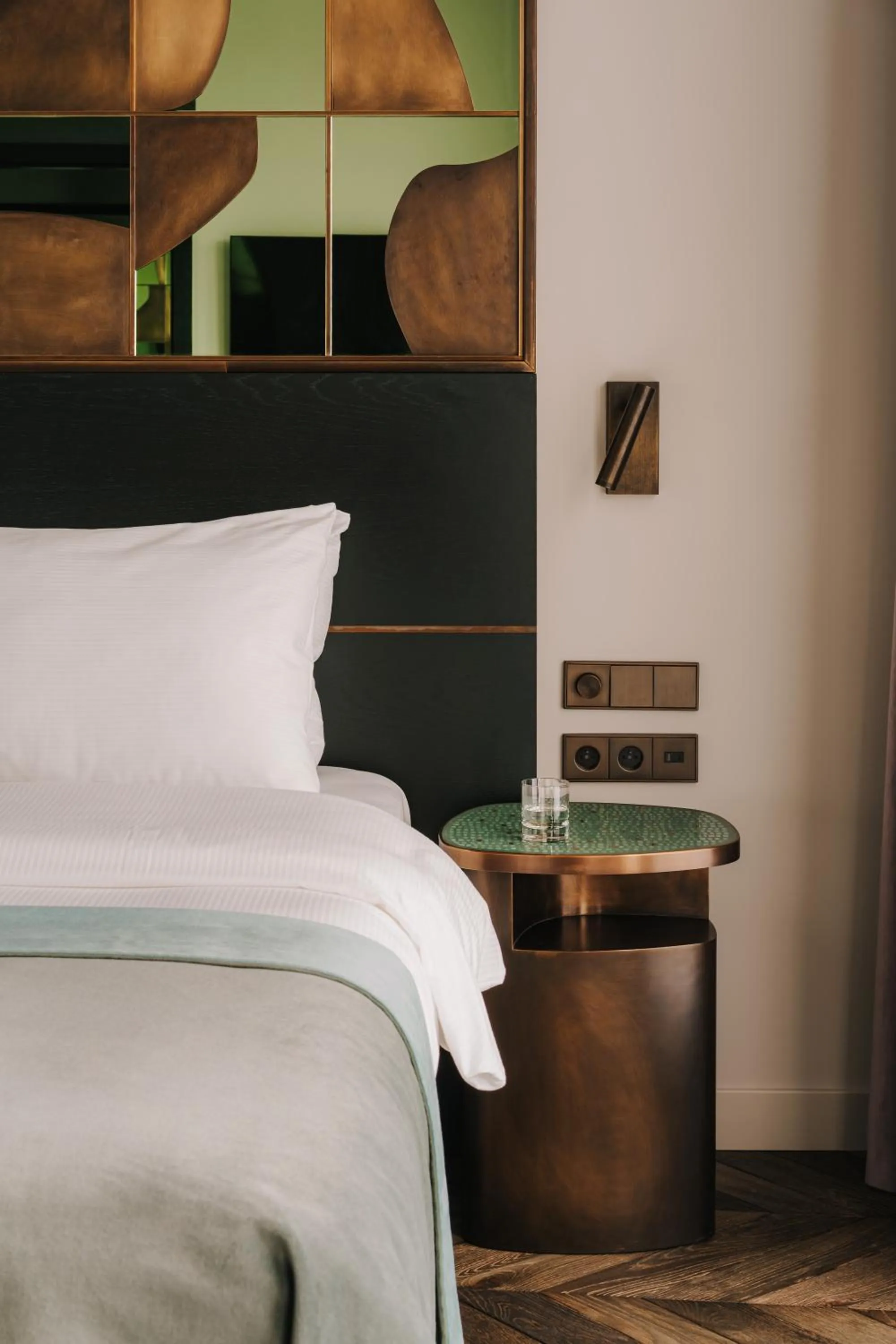 Bed in The Cyrus Hotel