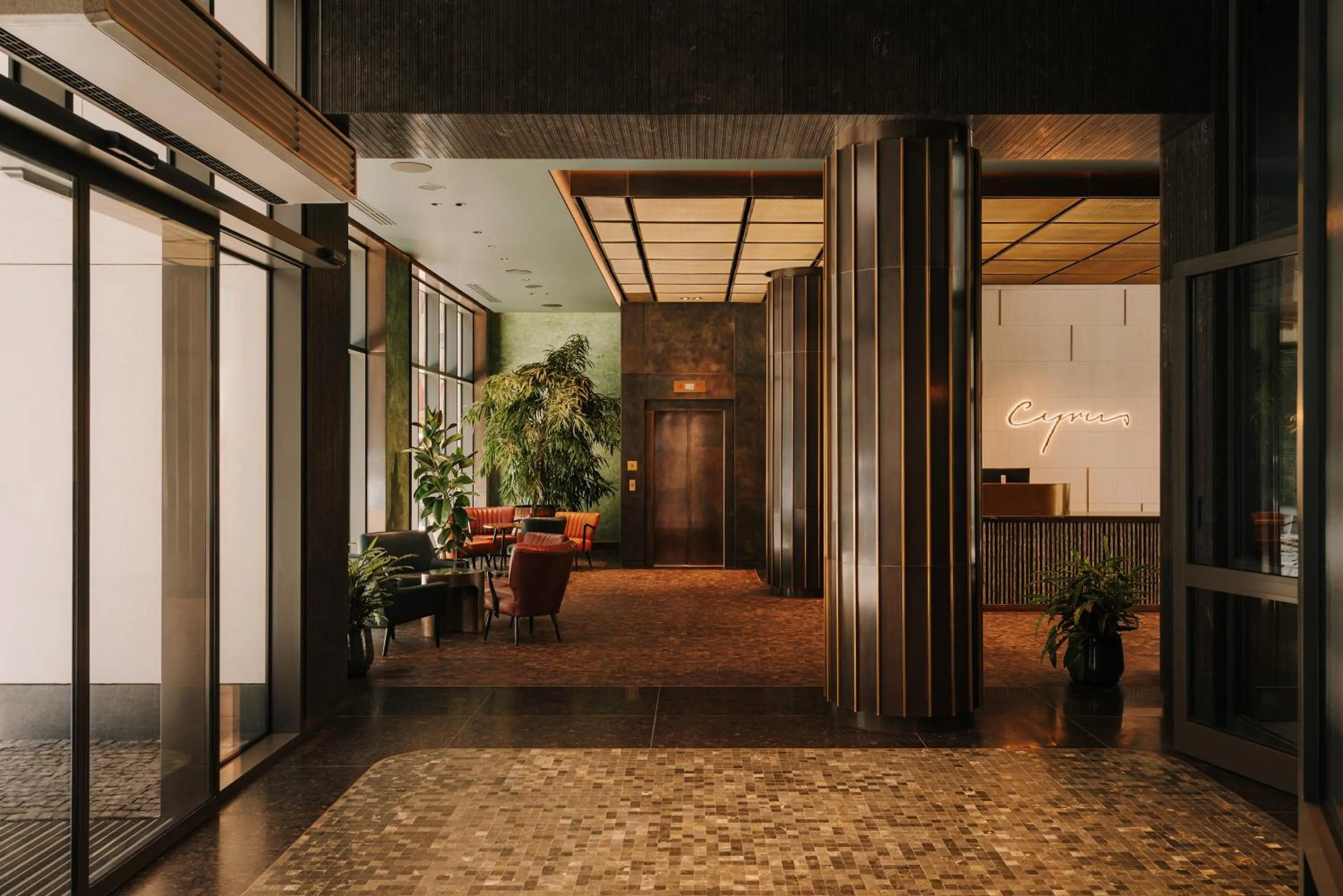 Lobby or reception in The Cyrus Hotel