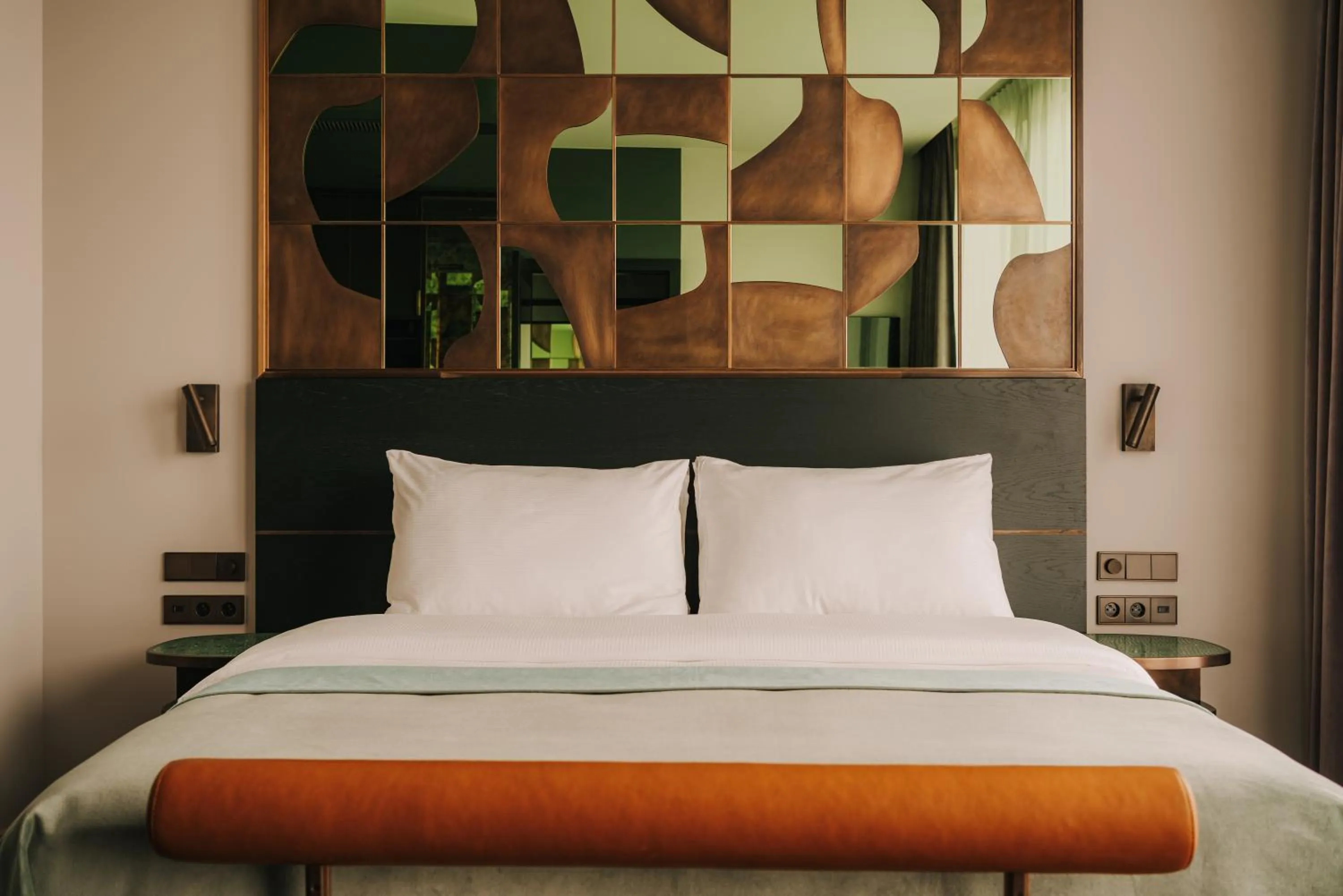 Bed in The Cyrus Hotel