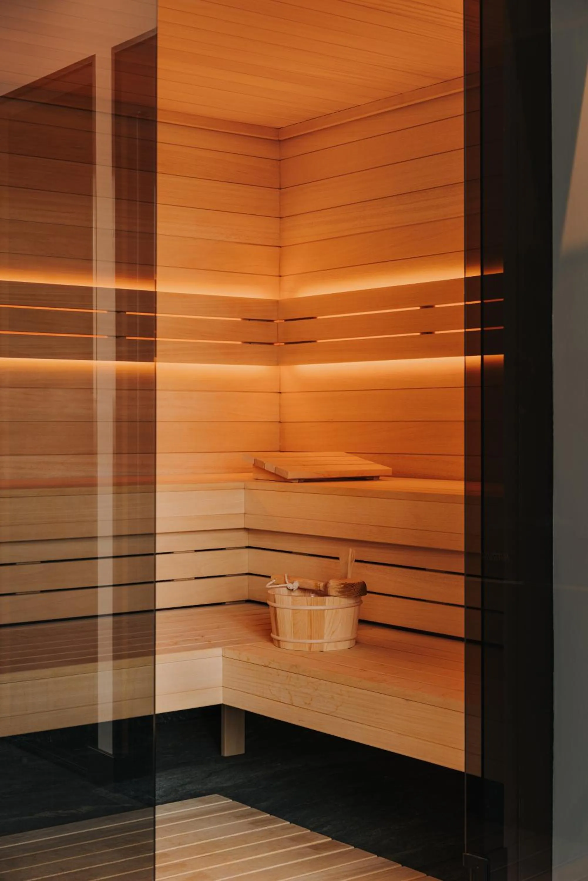 Sauna in The Cyrus Hotel